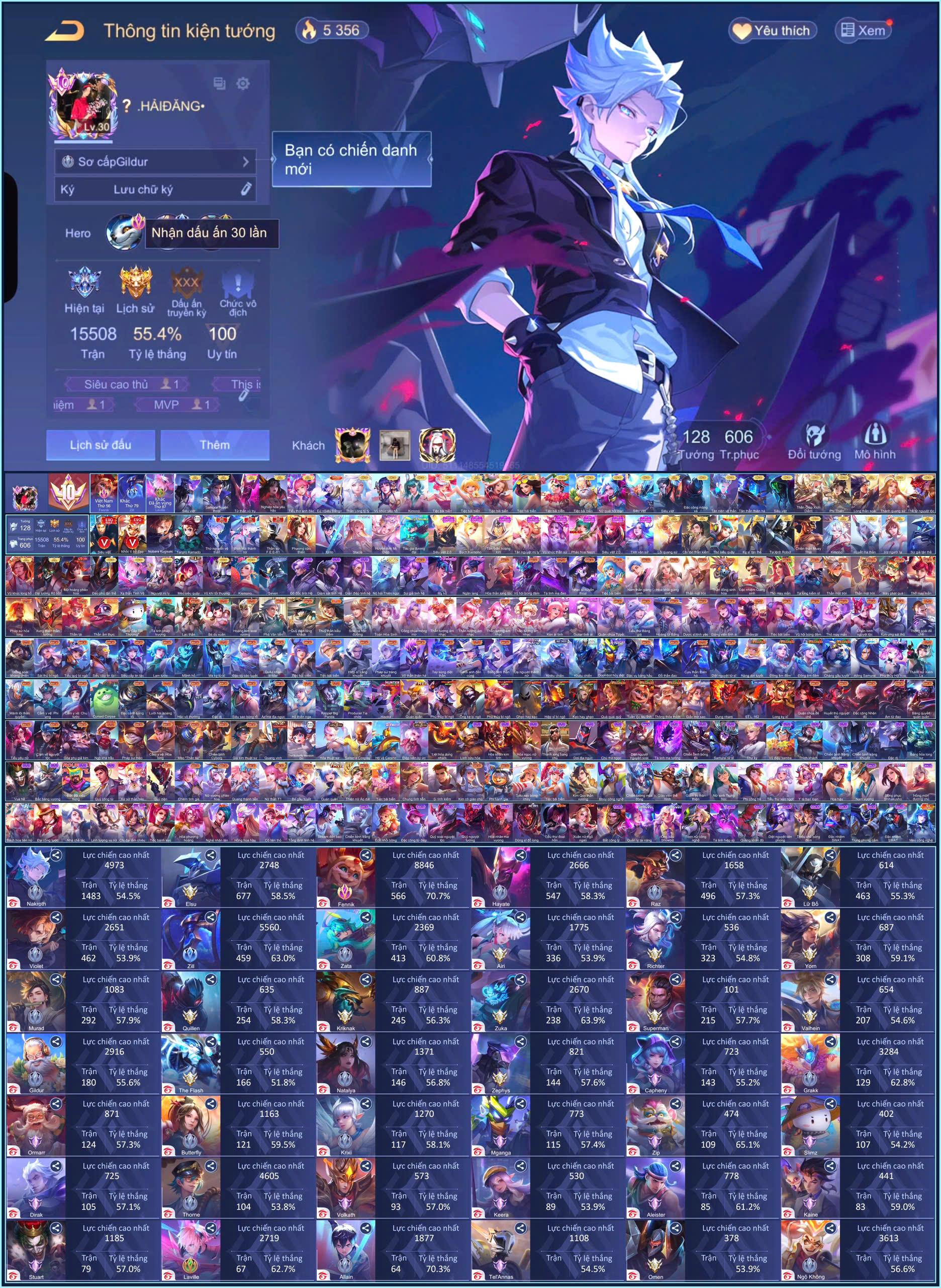 Acc Liên Quân ID 212