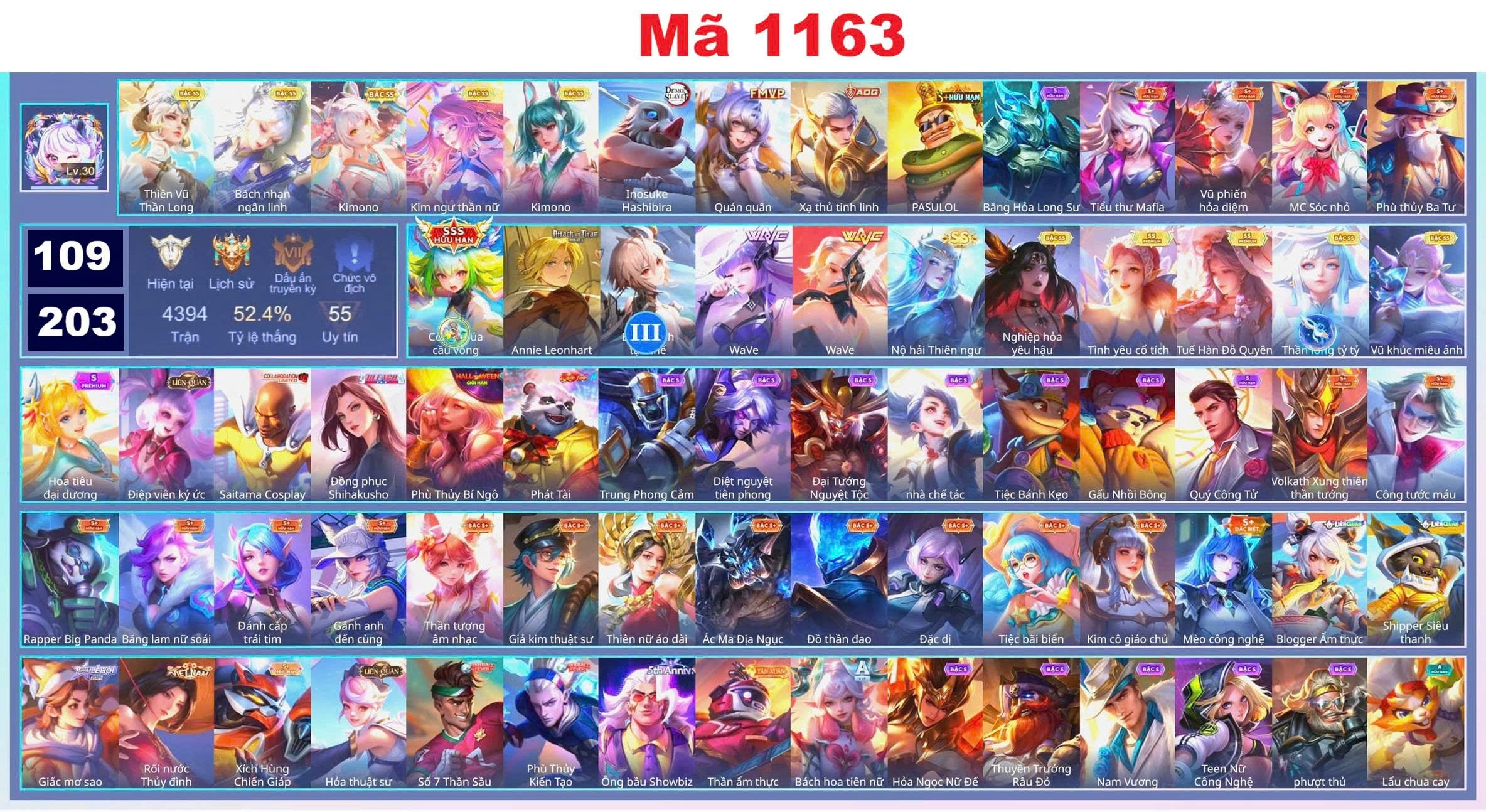 Acc Liên Quân ID 67