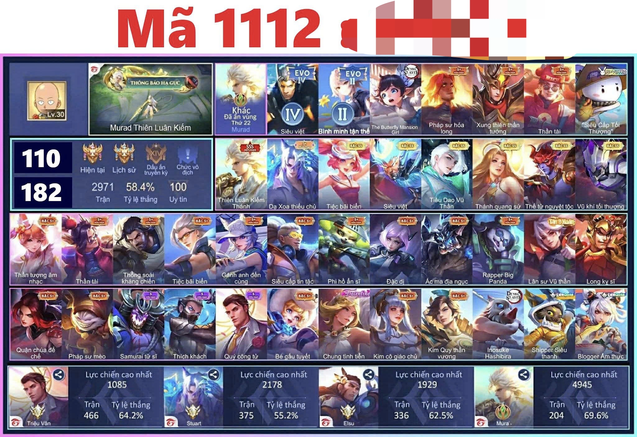 Acc Liên Quân ID 42