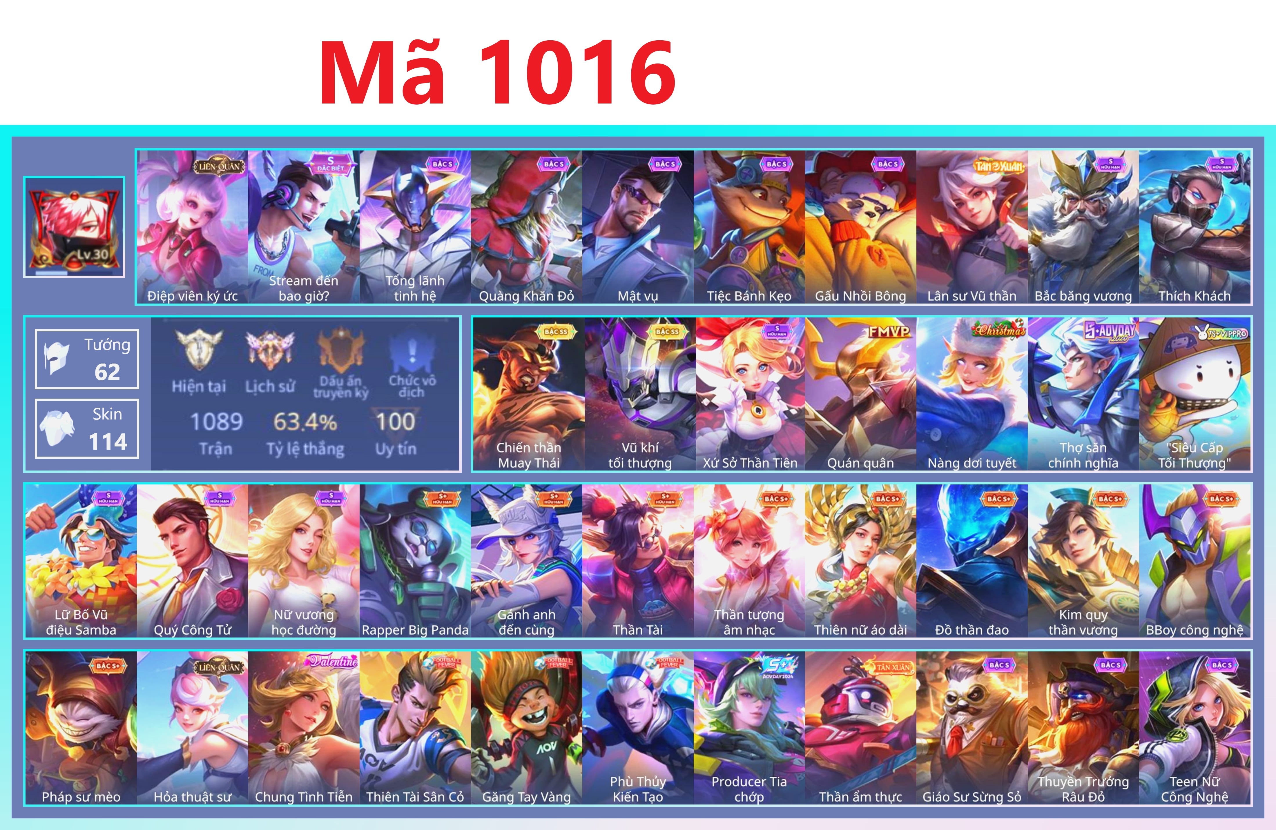 Acc Liên Quân ID 7