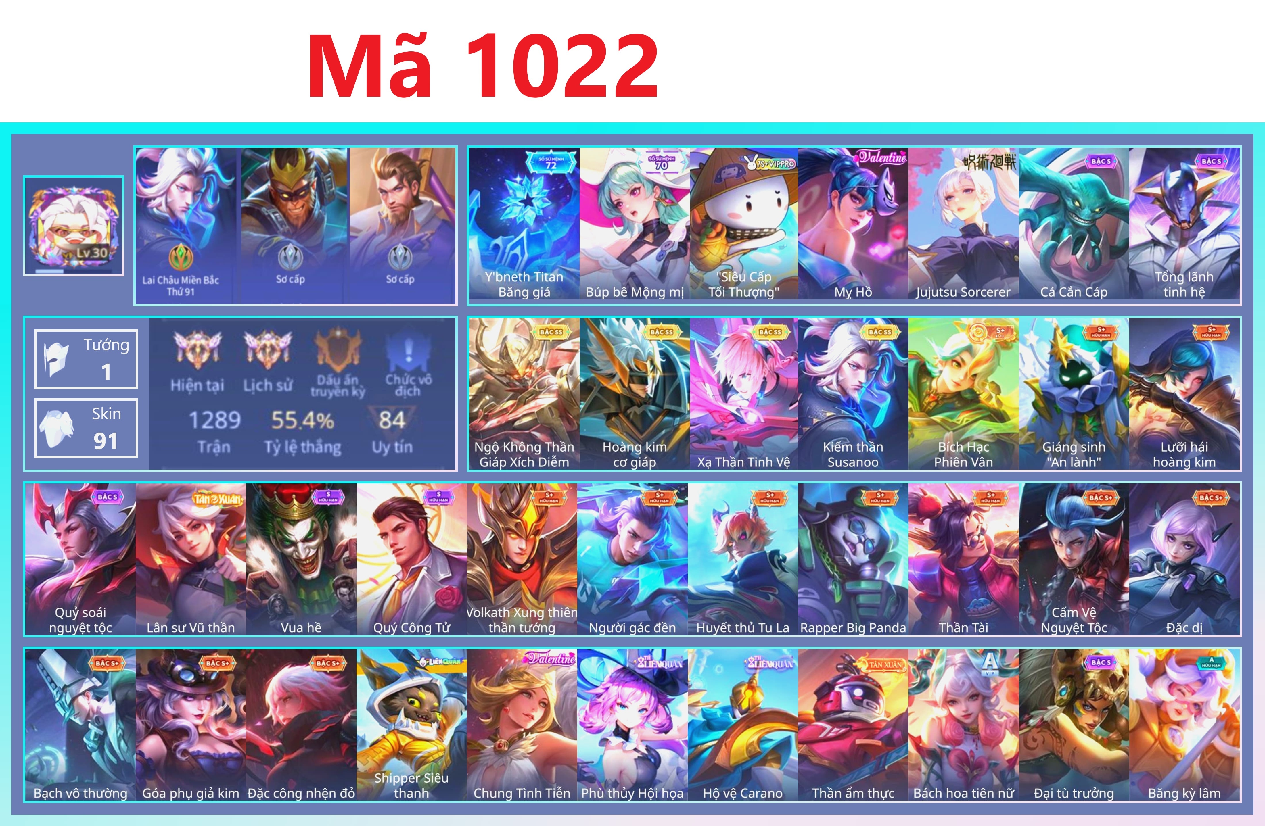 Acc Liên Quân ID 10