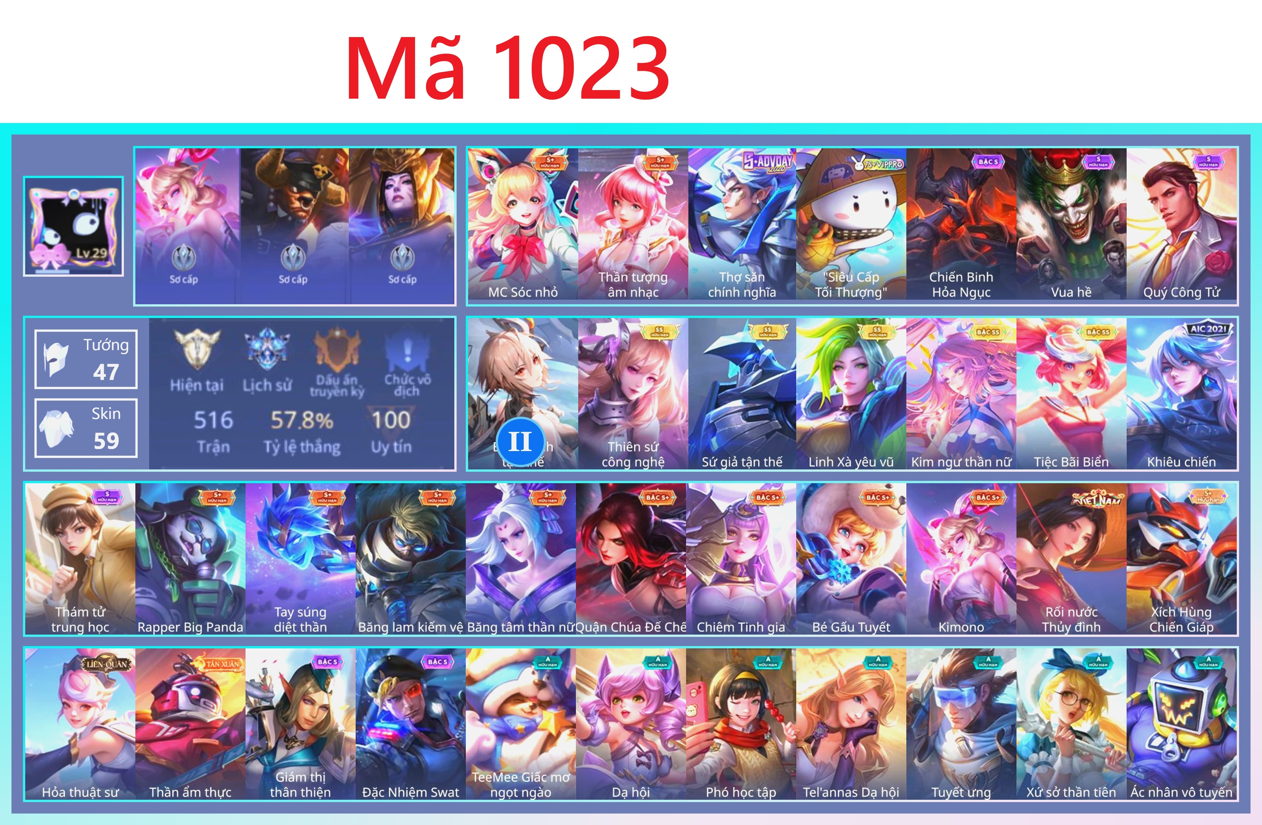 Acc Liên Quân ID 11