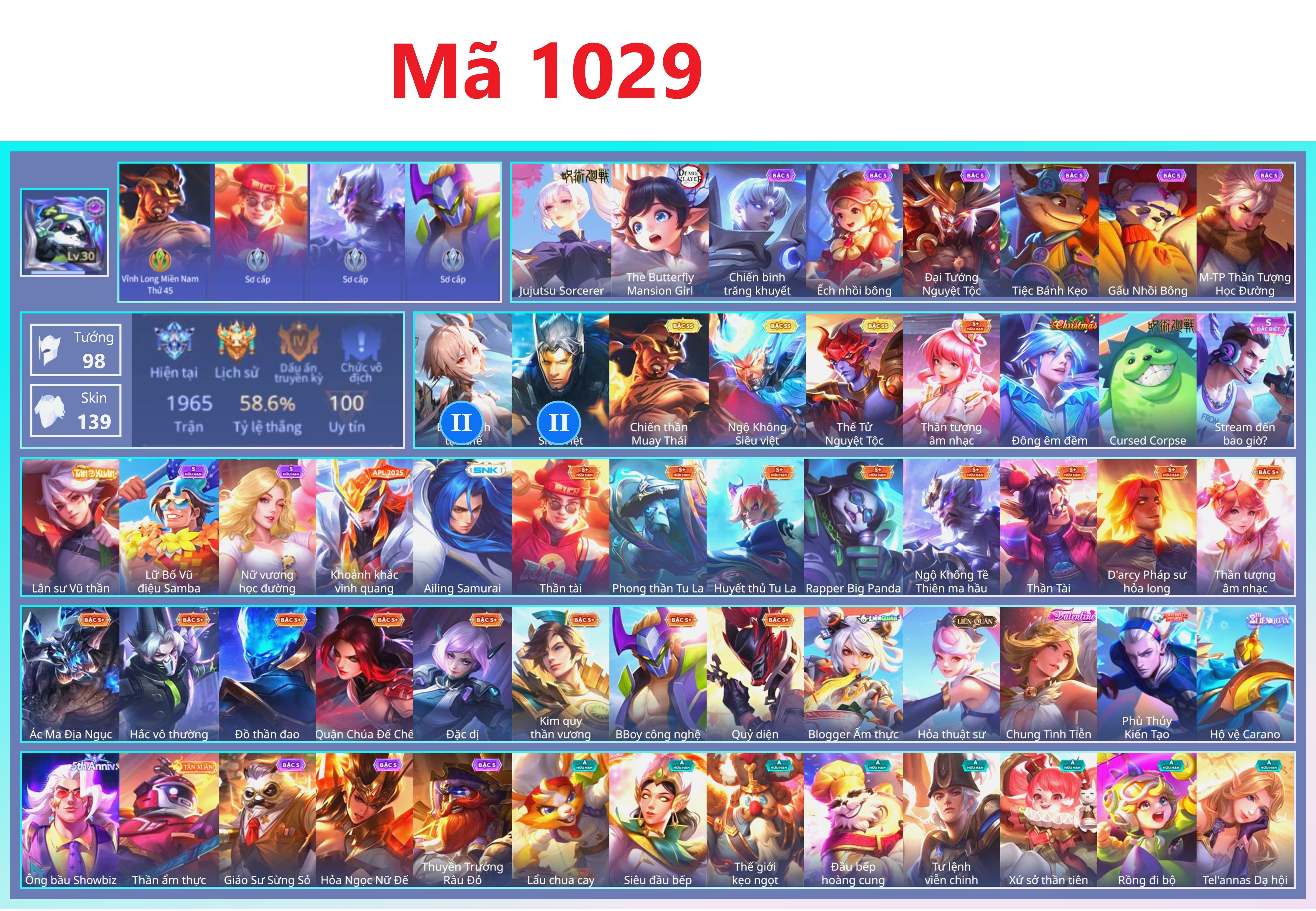 Acc Liên Quân ID 12