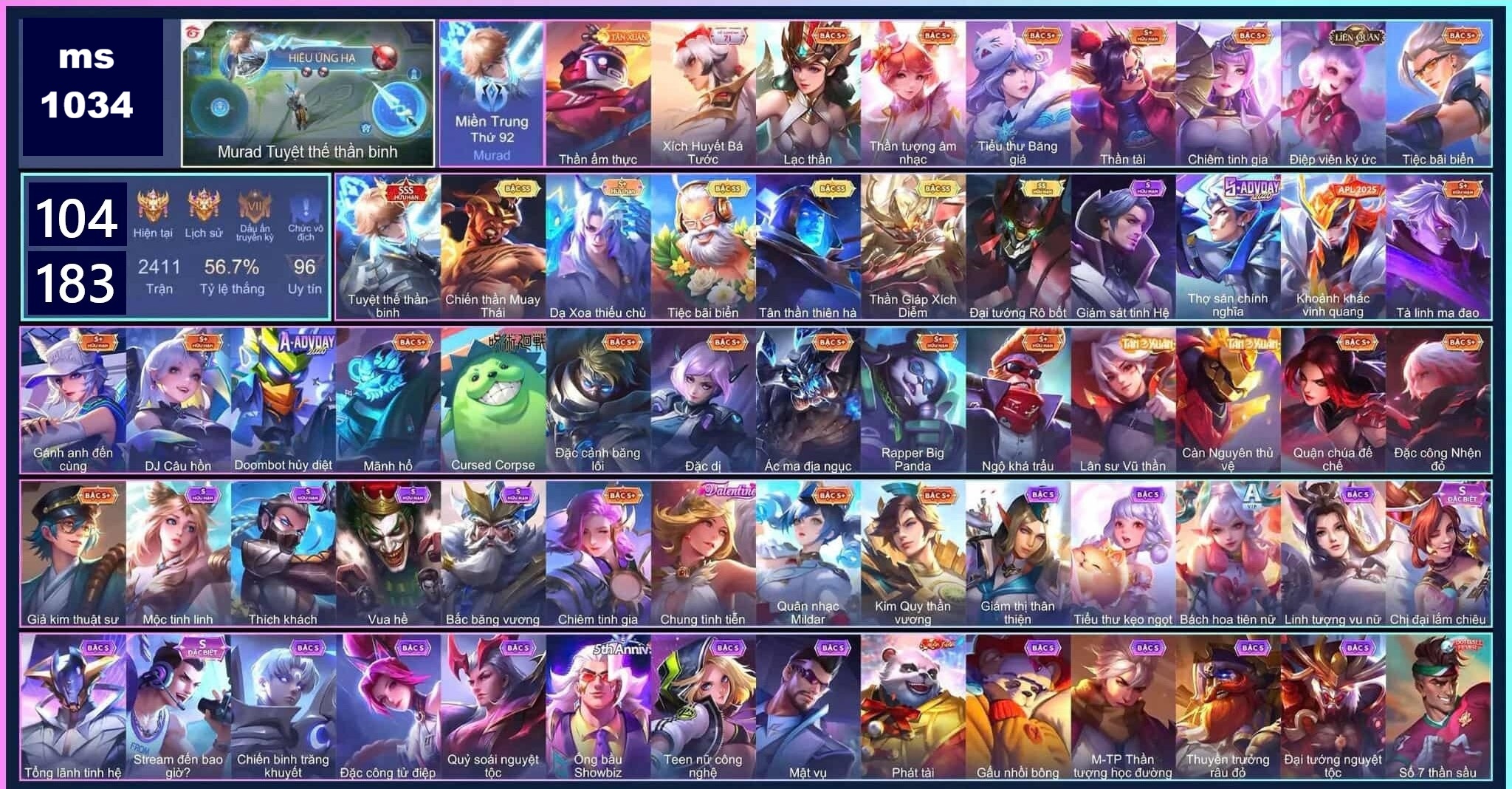Acc Liên Quân ID 14
