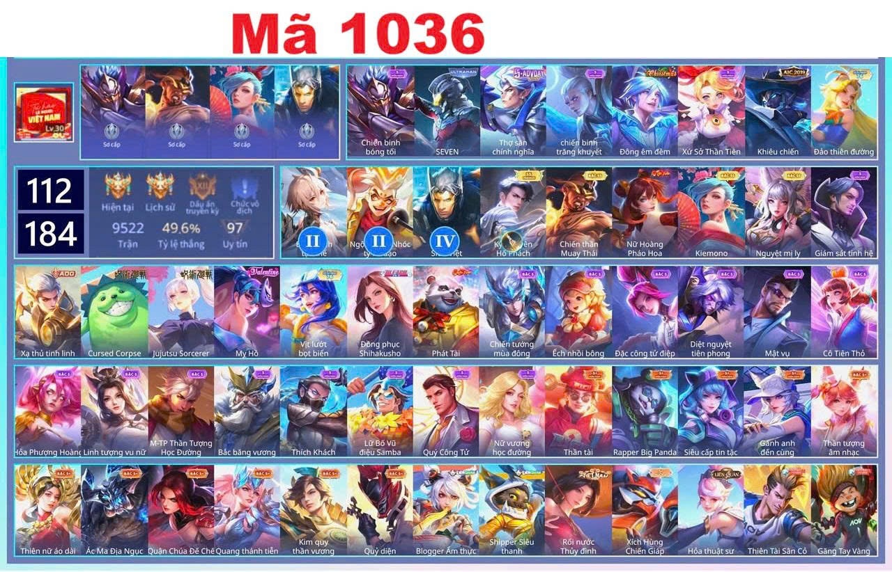 Acc Liên Quân ID 15