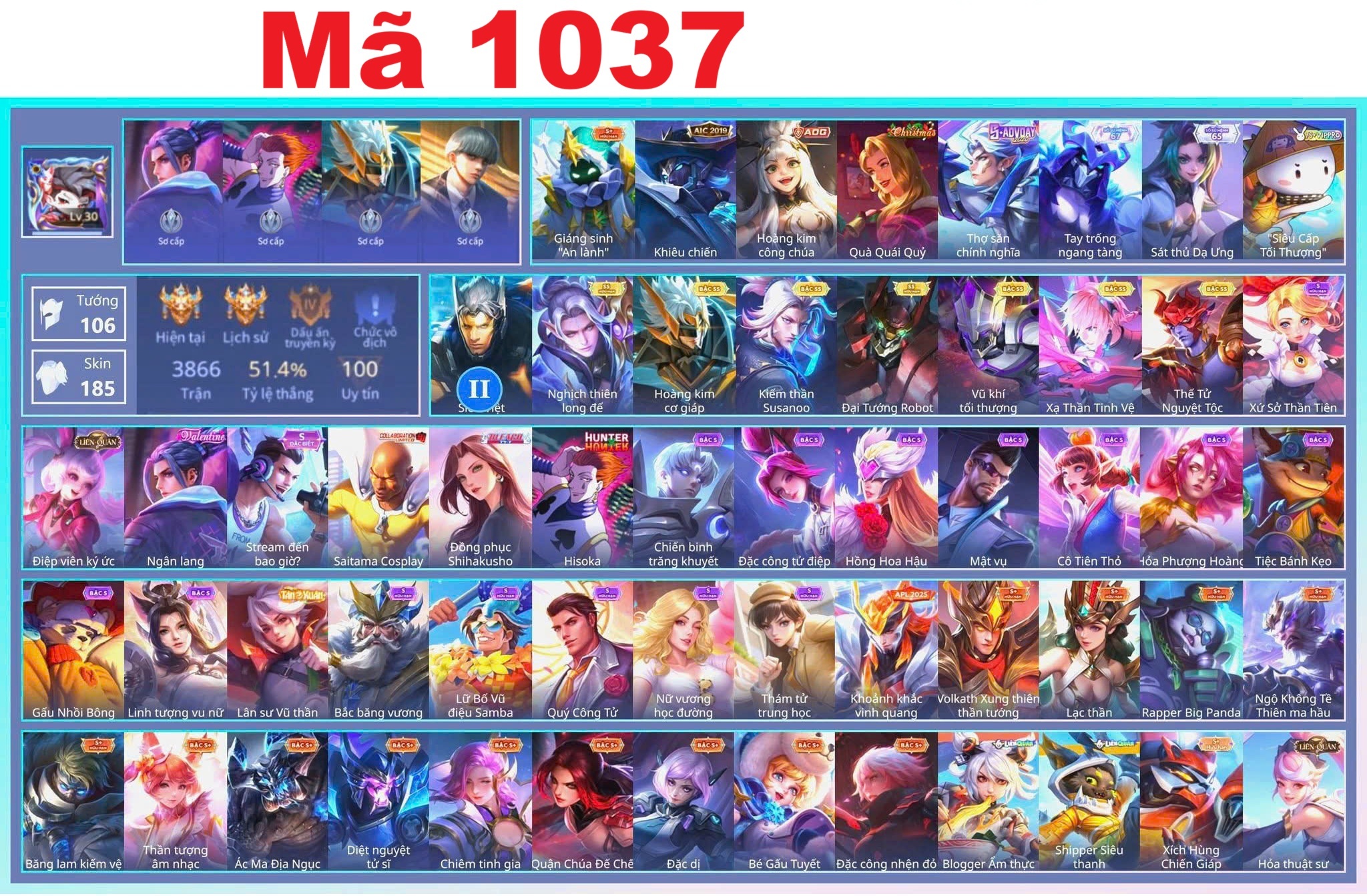 Acc Liên Quân ID 16