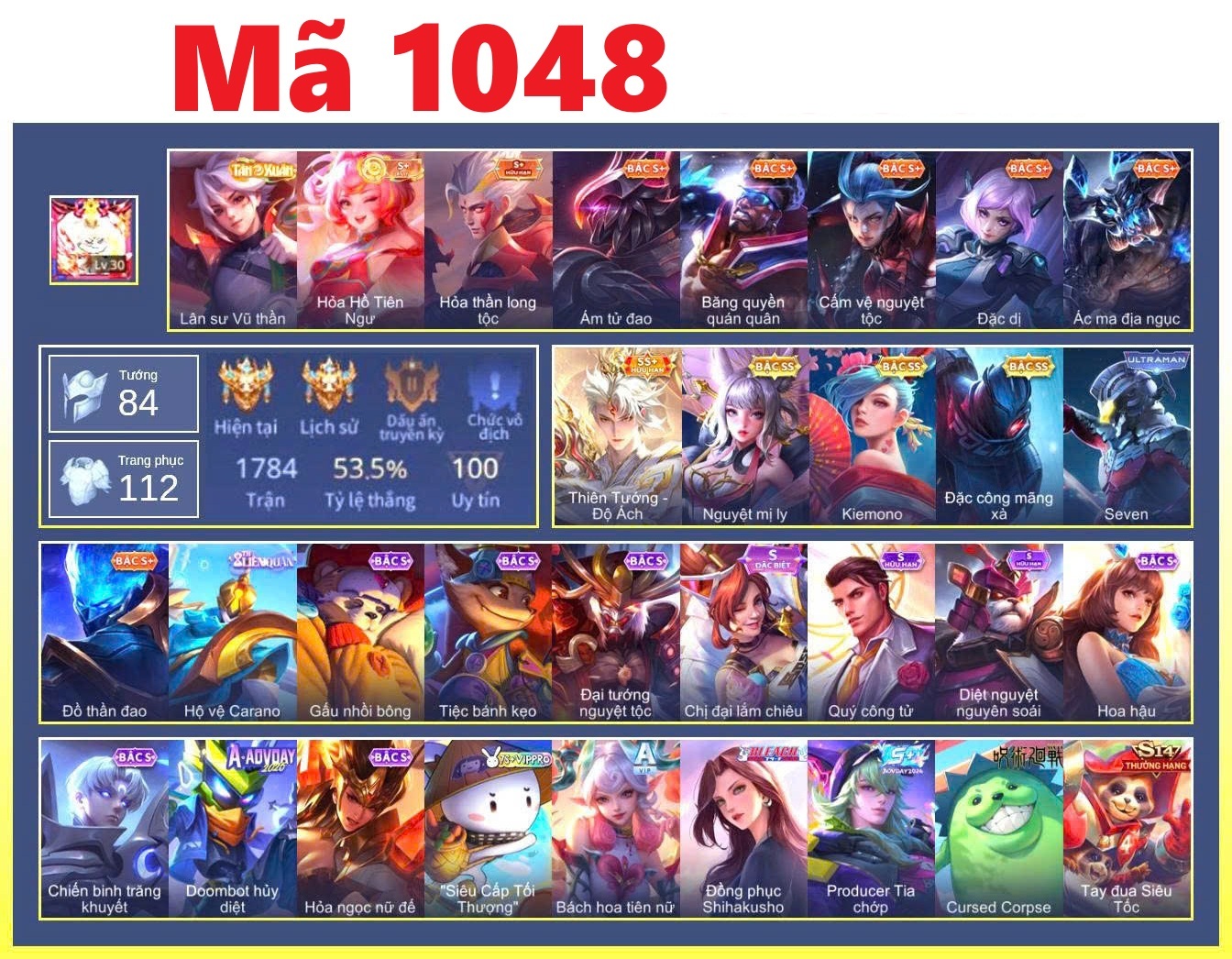 Acc Liên Quân ID 20