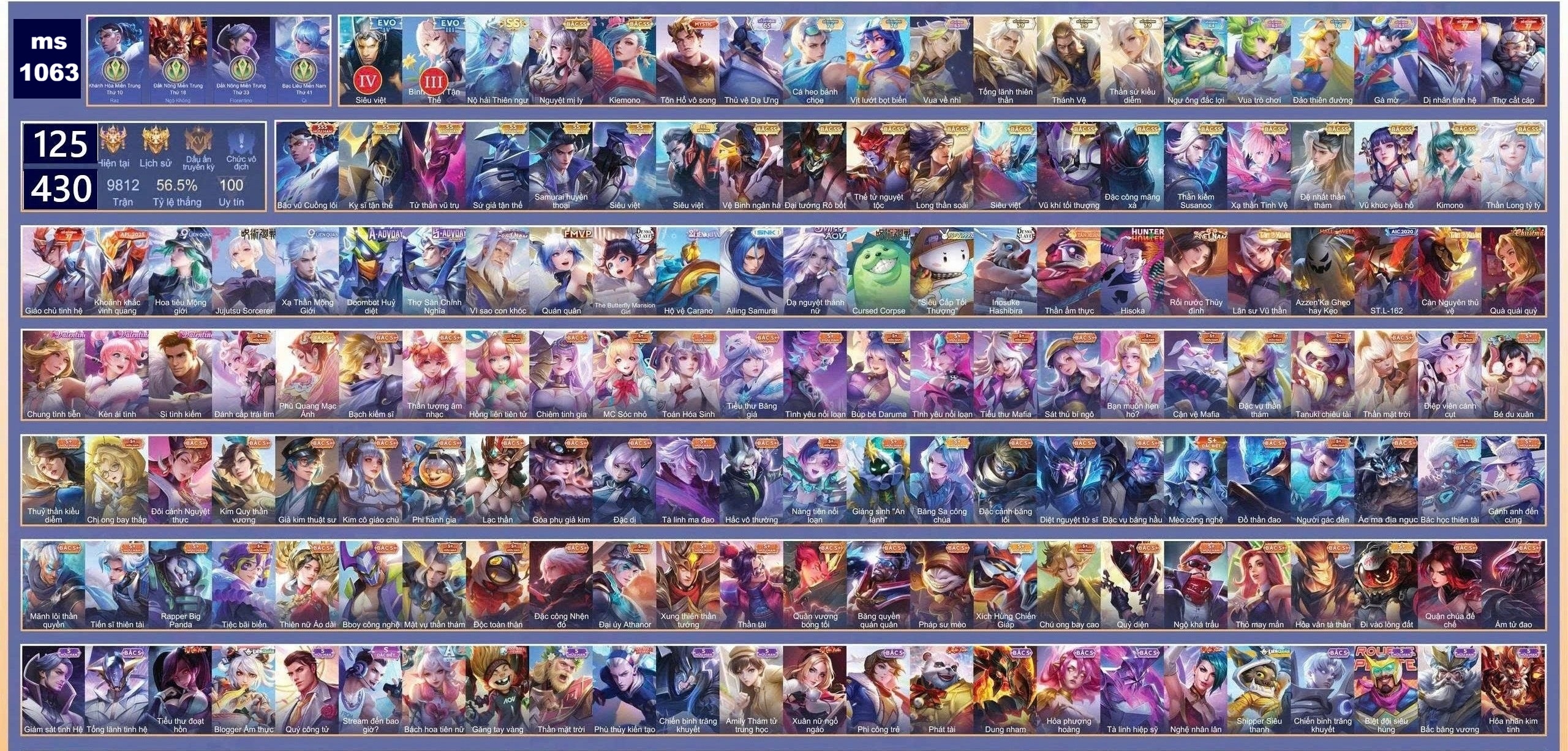 Acc Liên Quân ID 28