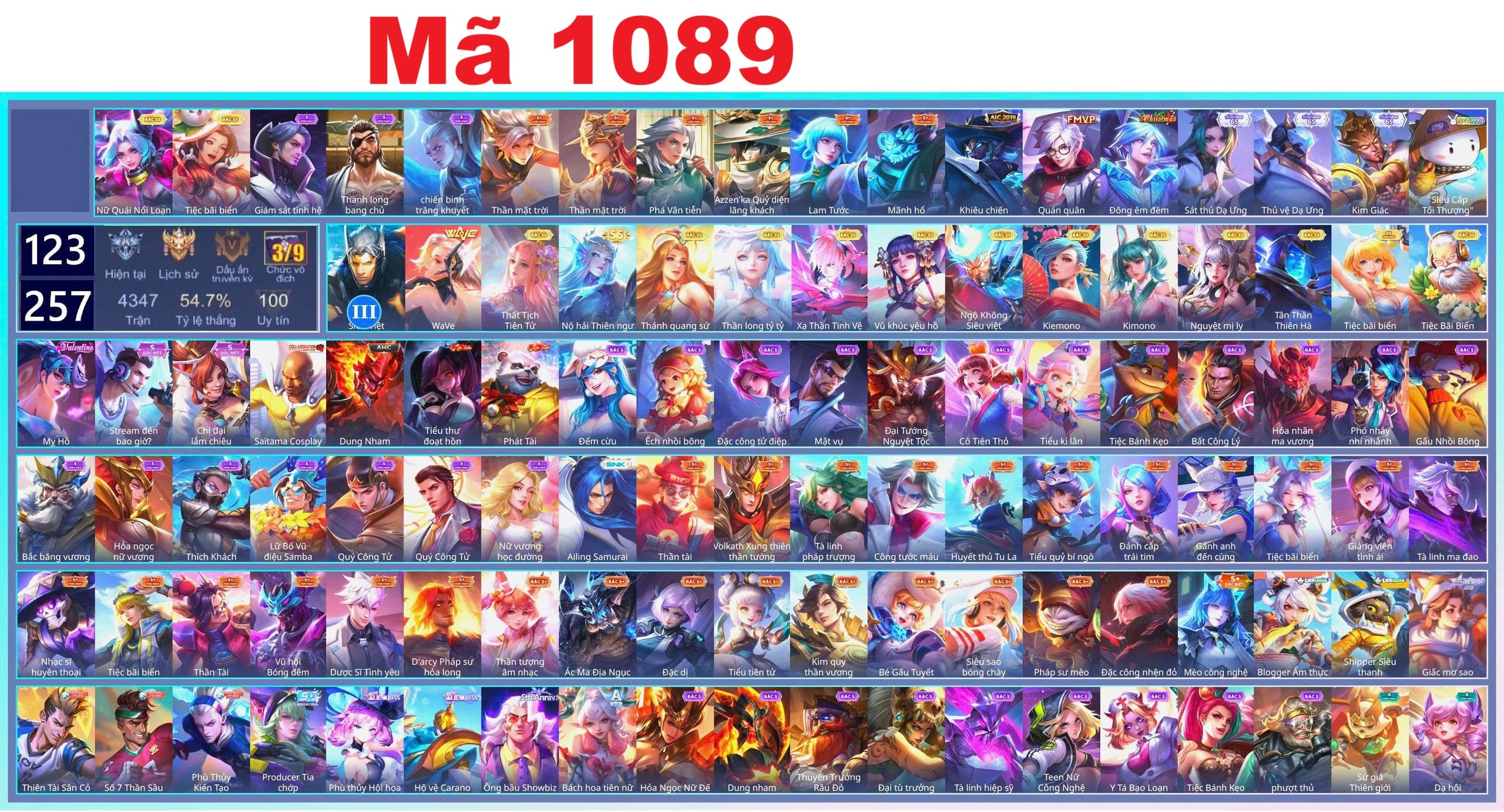 Acc Liên Quân ID 38