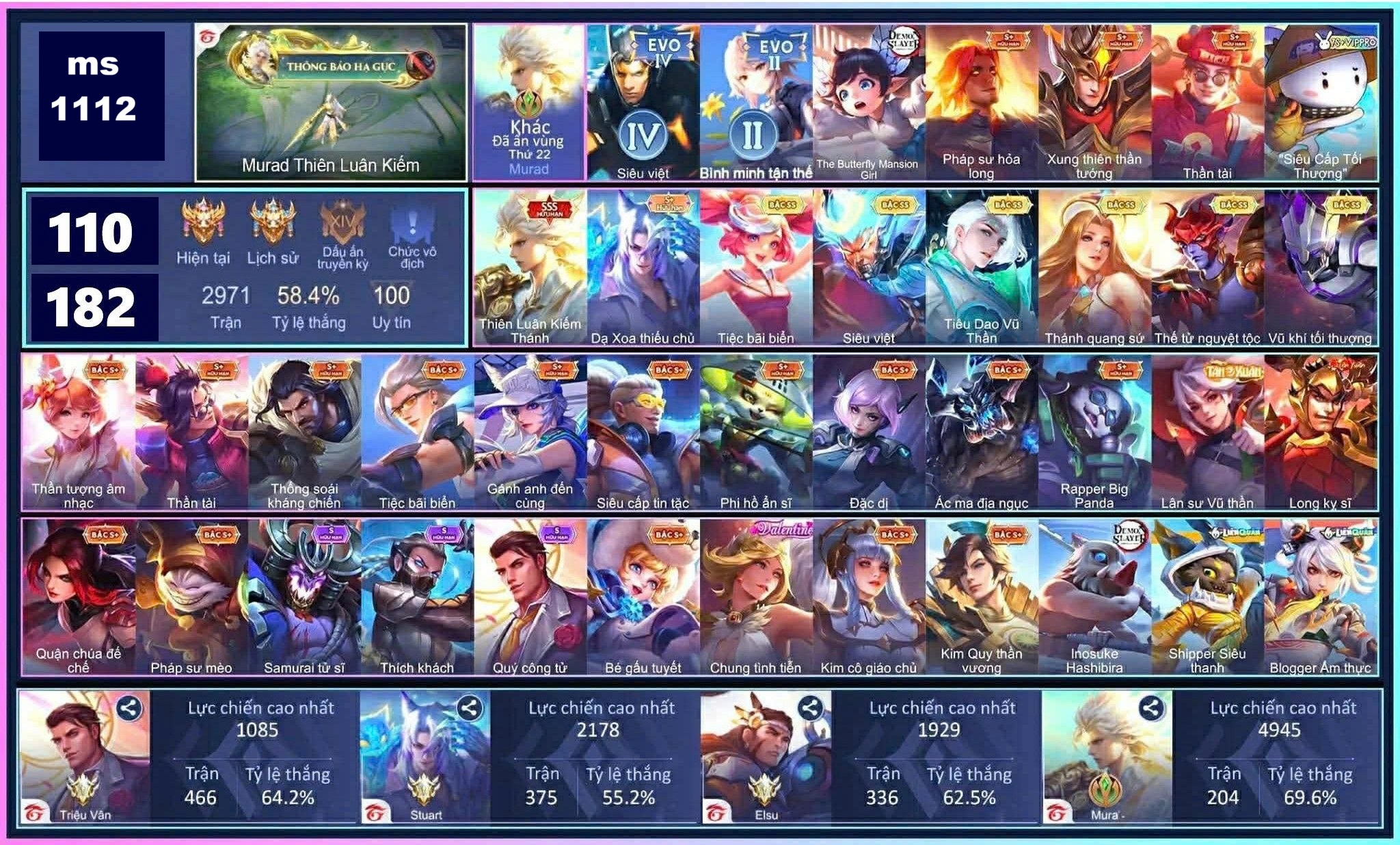 Acc Liên Quân ID 43
