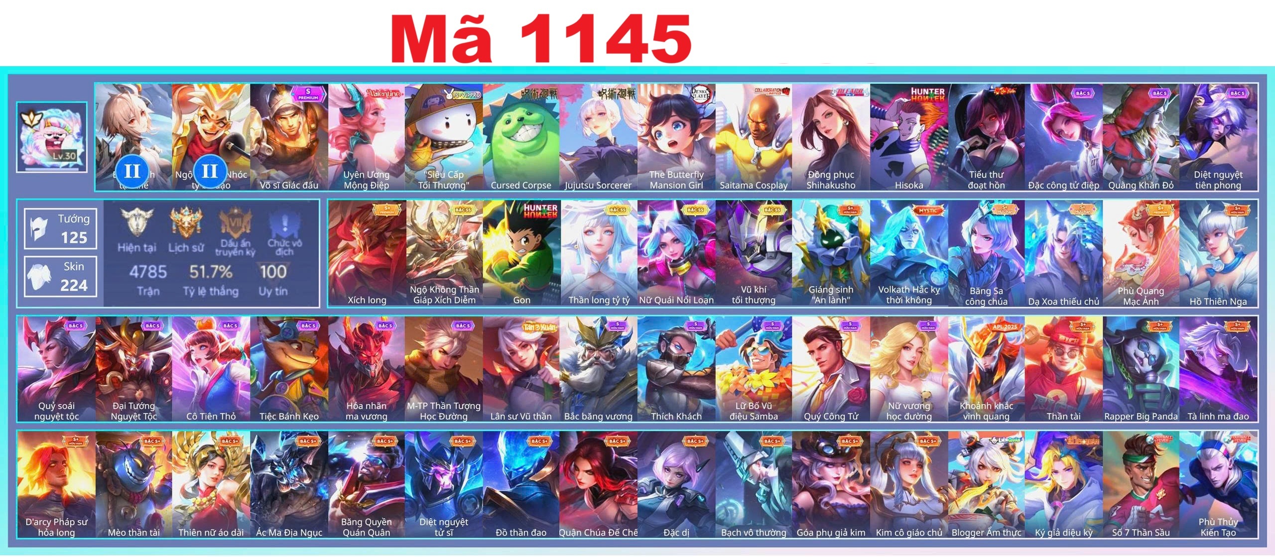 Acc Liên Quân ID 54