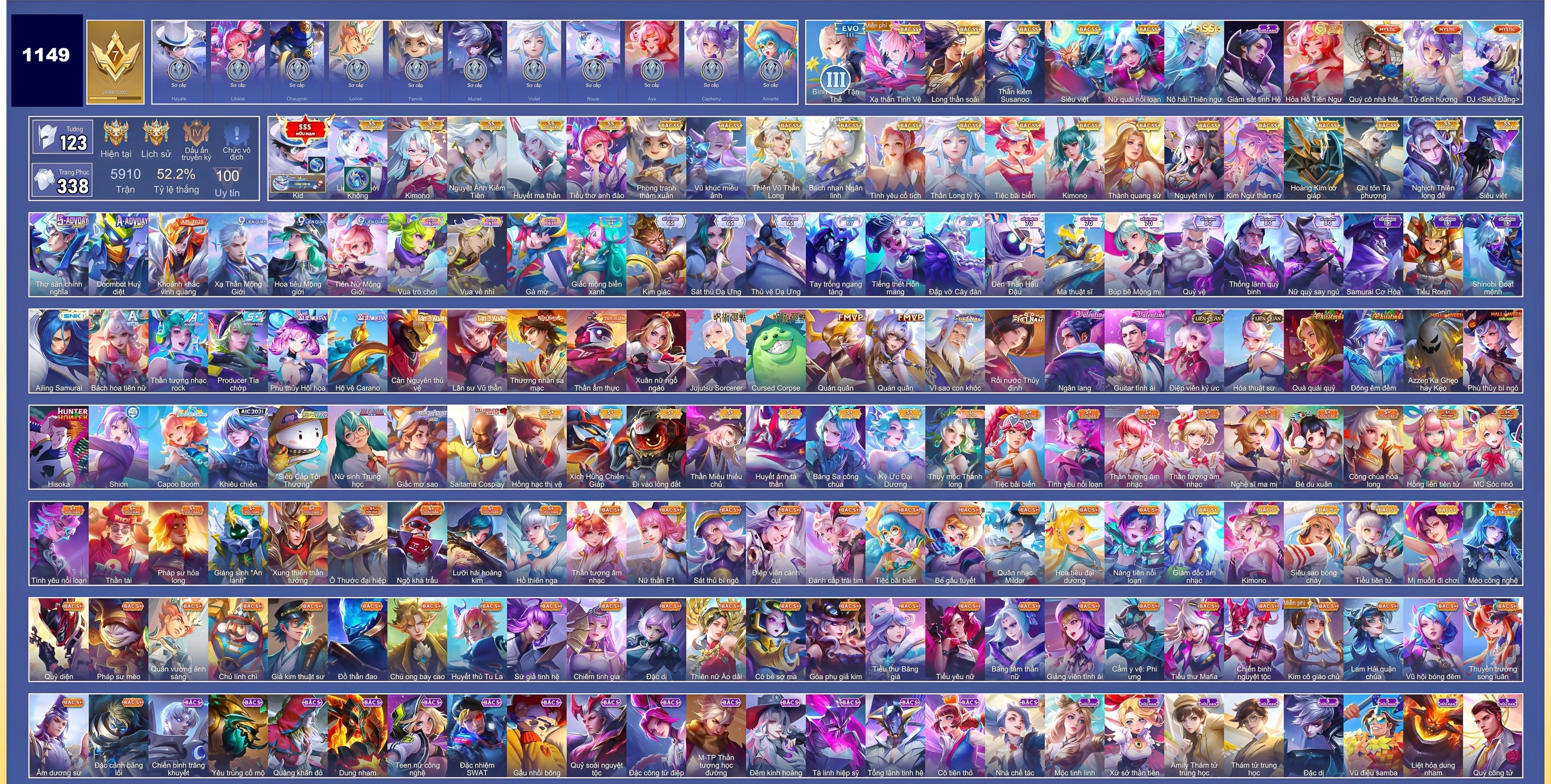 Acc Liên Quân ID 57