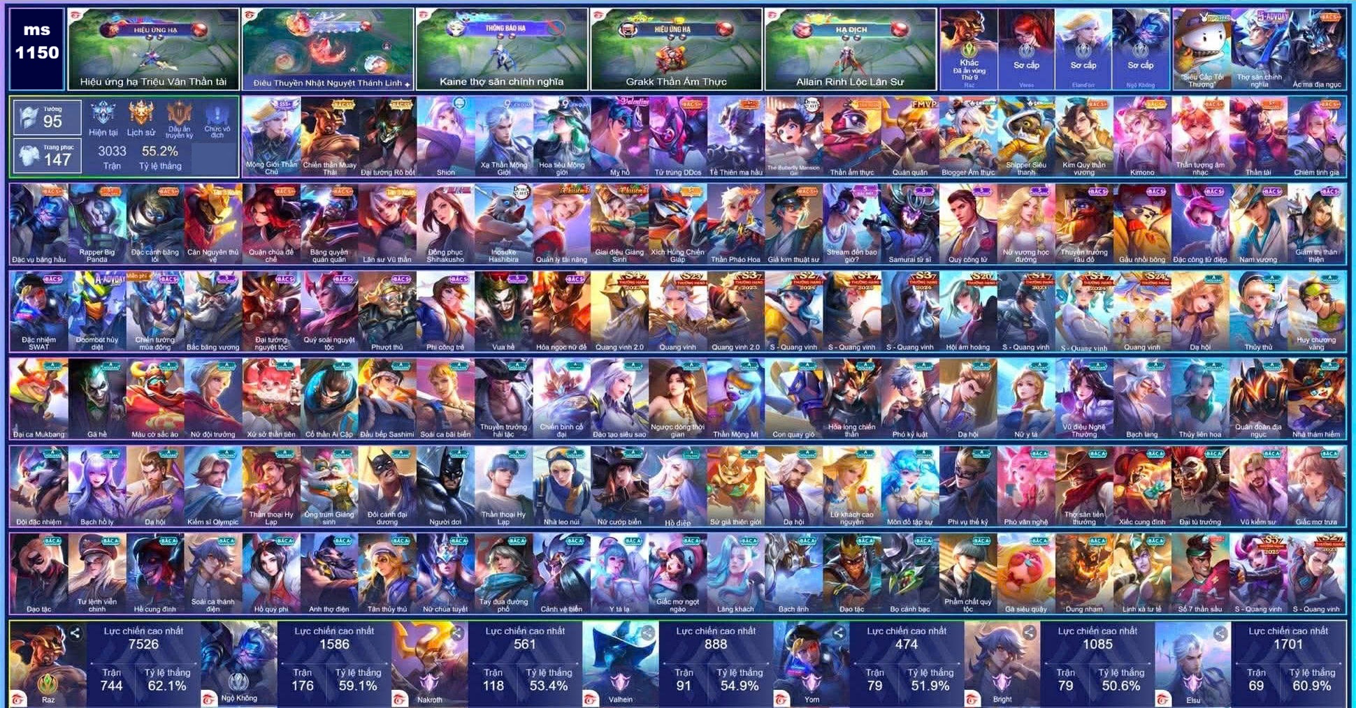 Acc Liên Quân ID 58