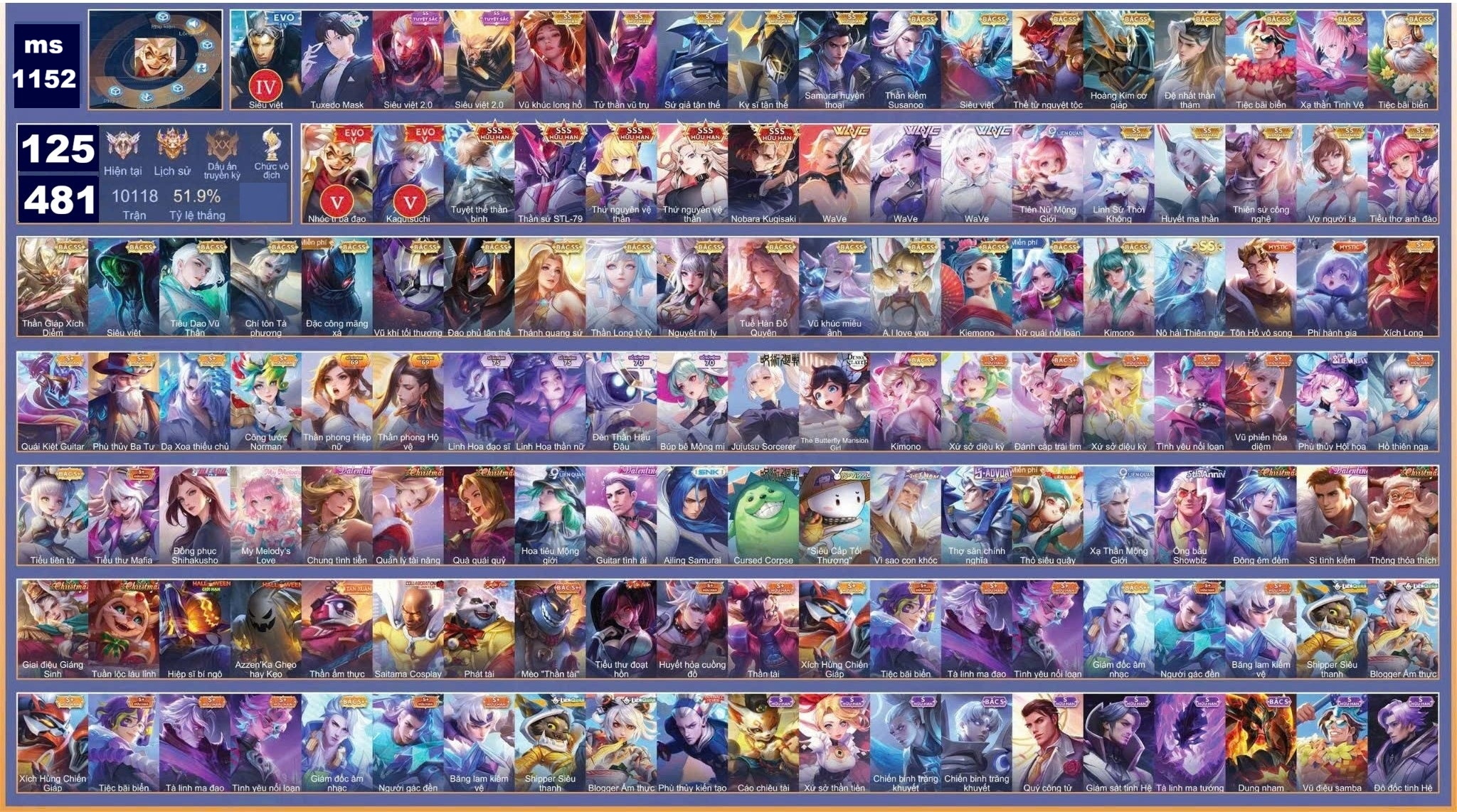 Acc Liên Quân ID 60