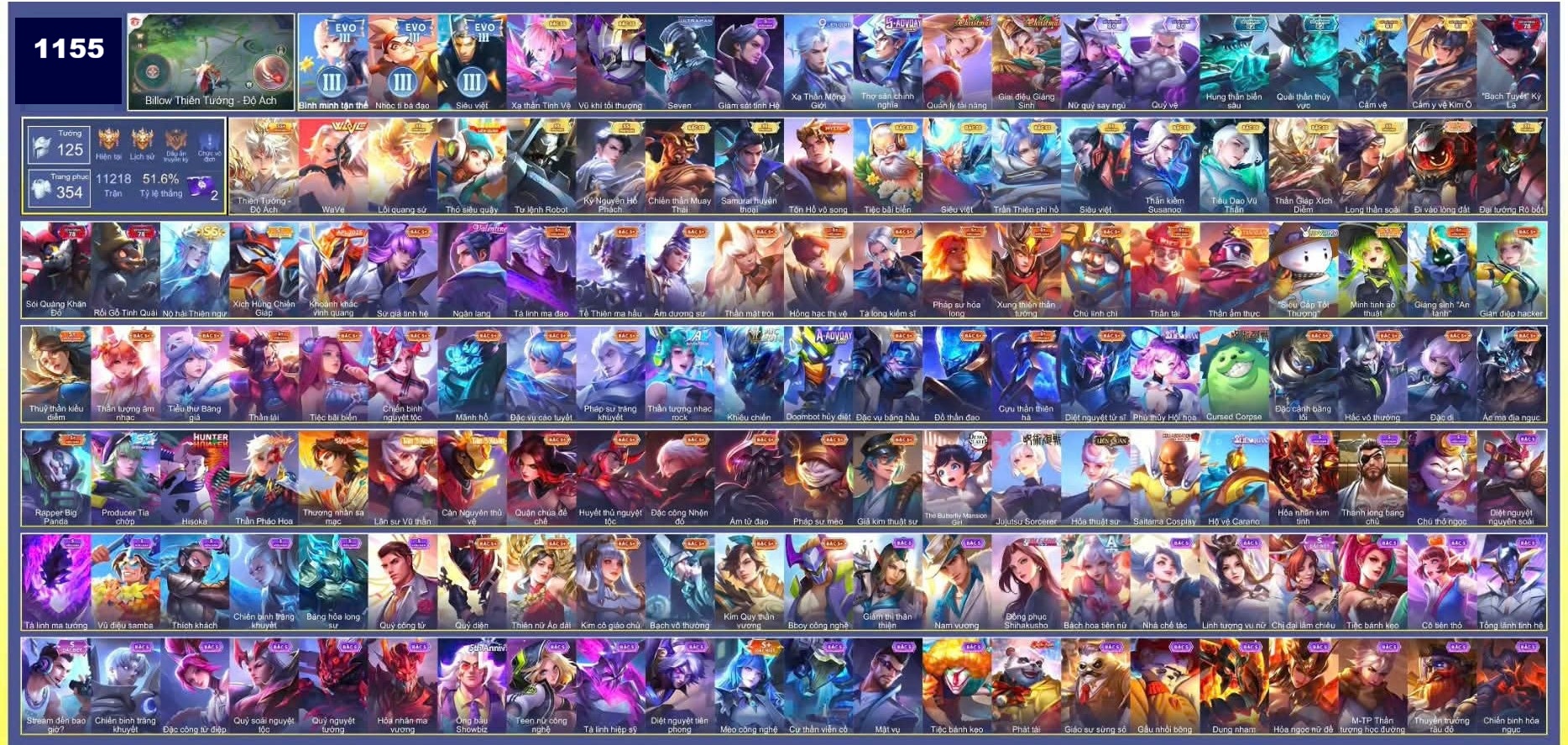 Acc Liên Quân ID 62