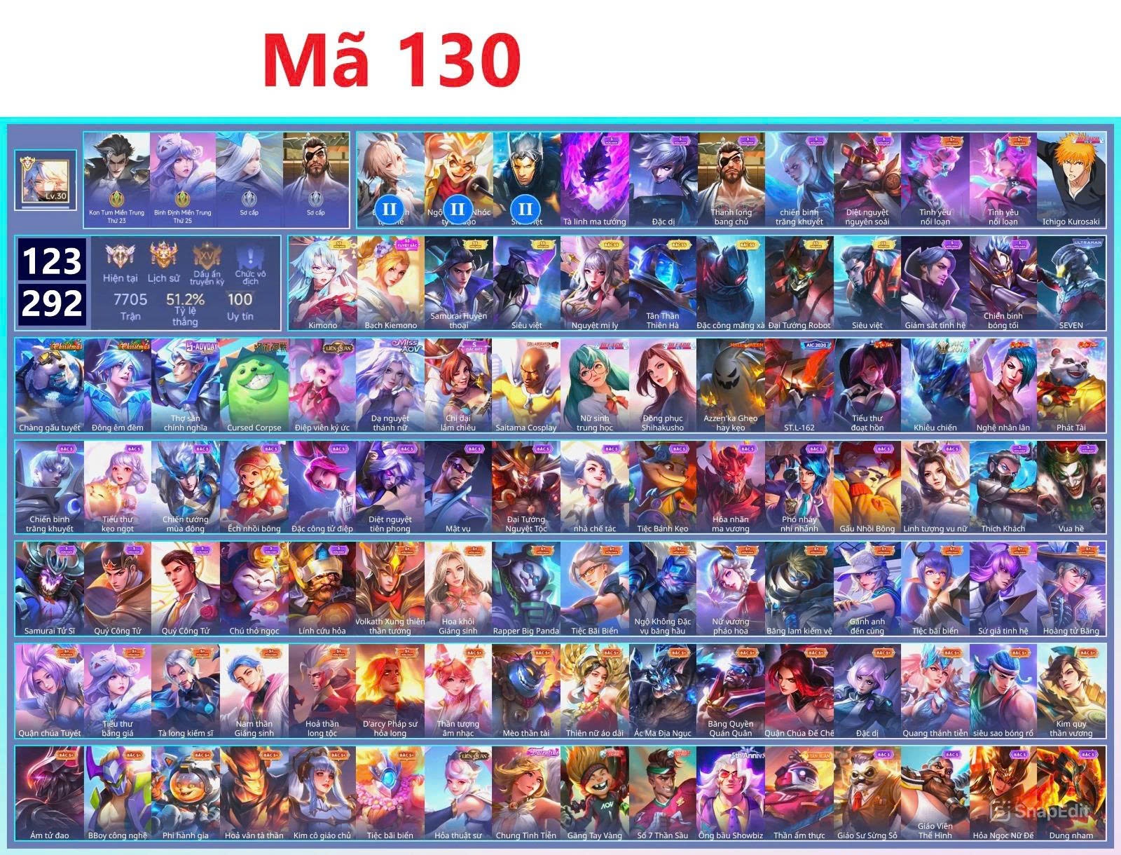 Acc Liên Quân ID 74