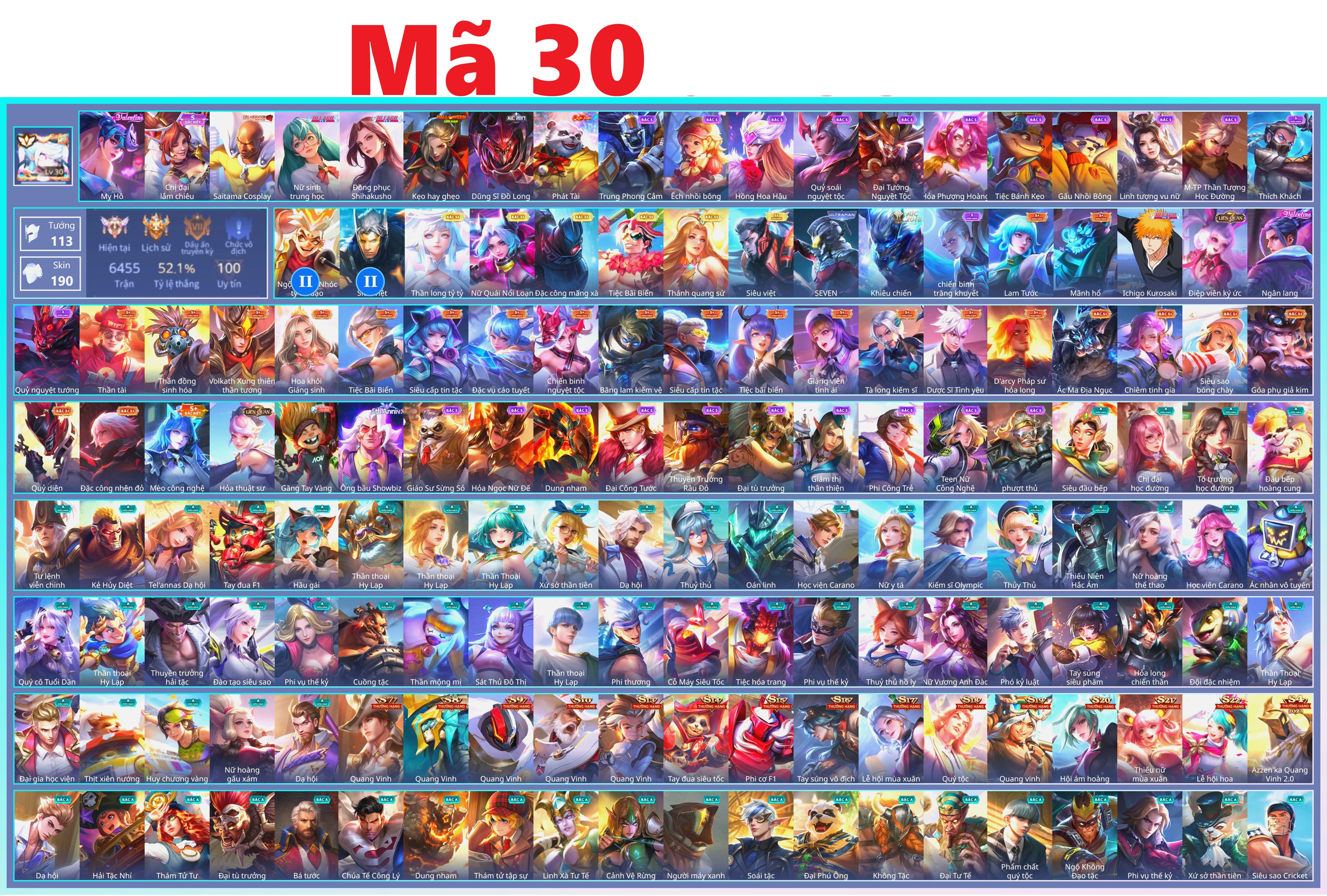Acc Liên Quân ID 85