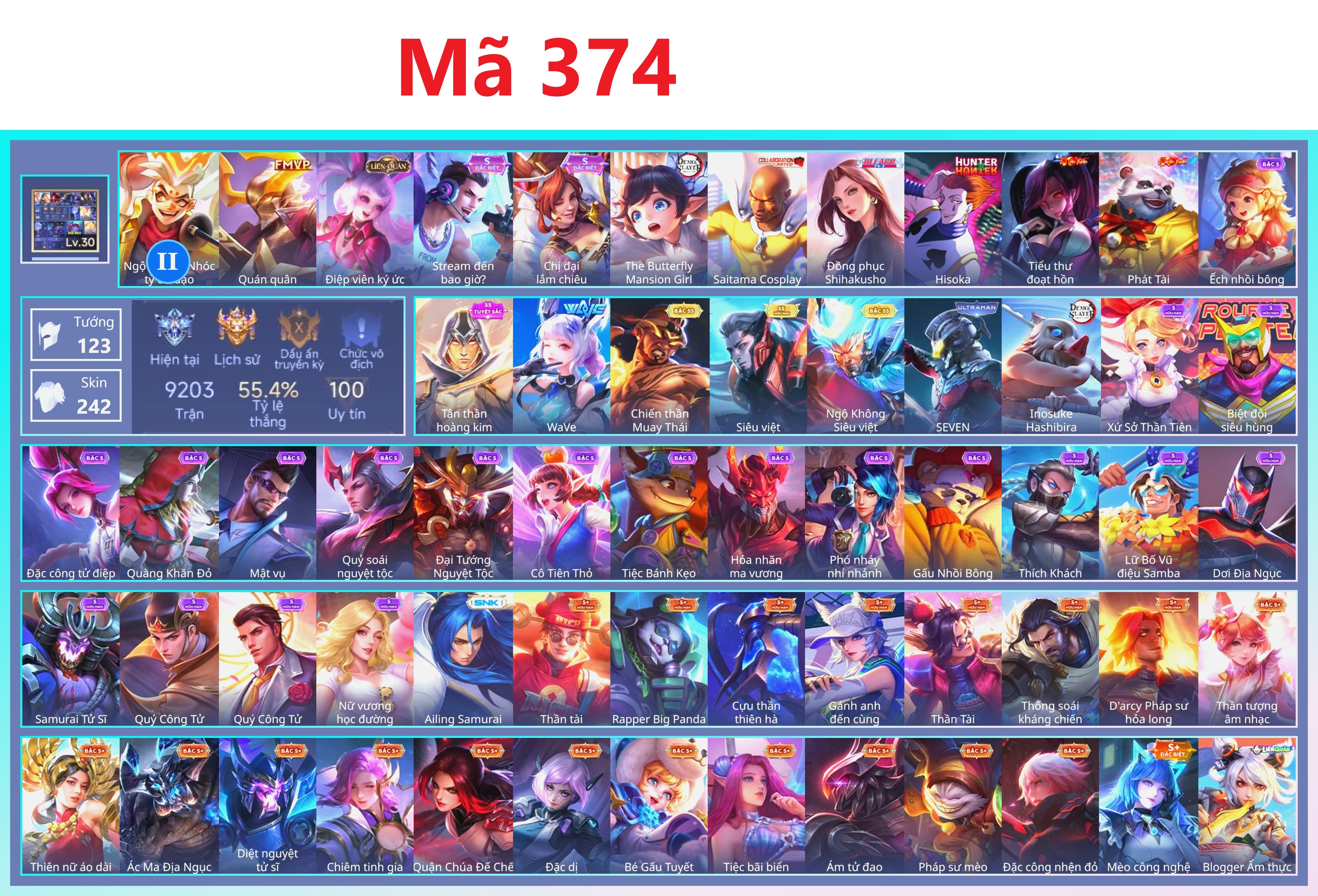 Acc Liên Quân ID 90