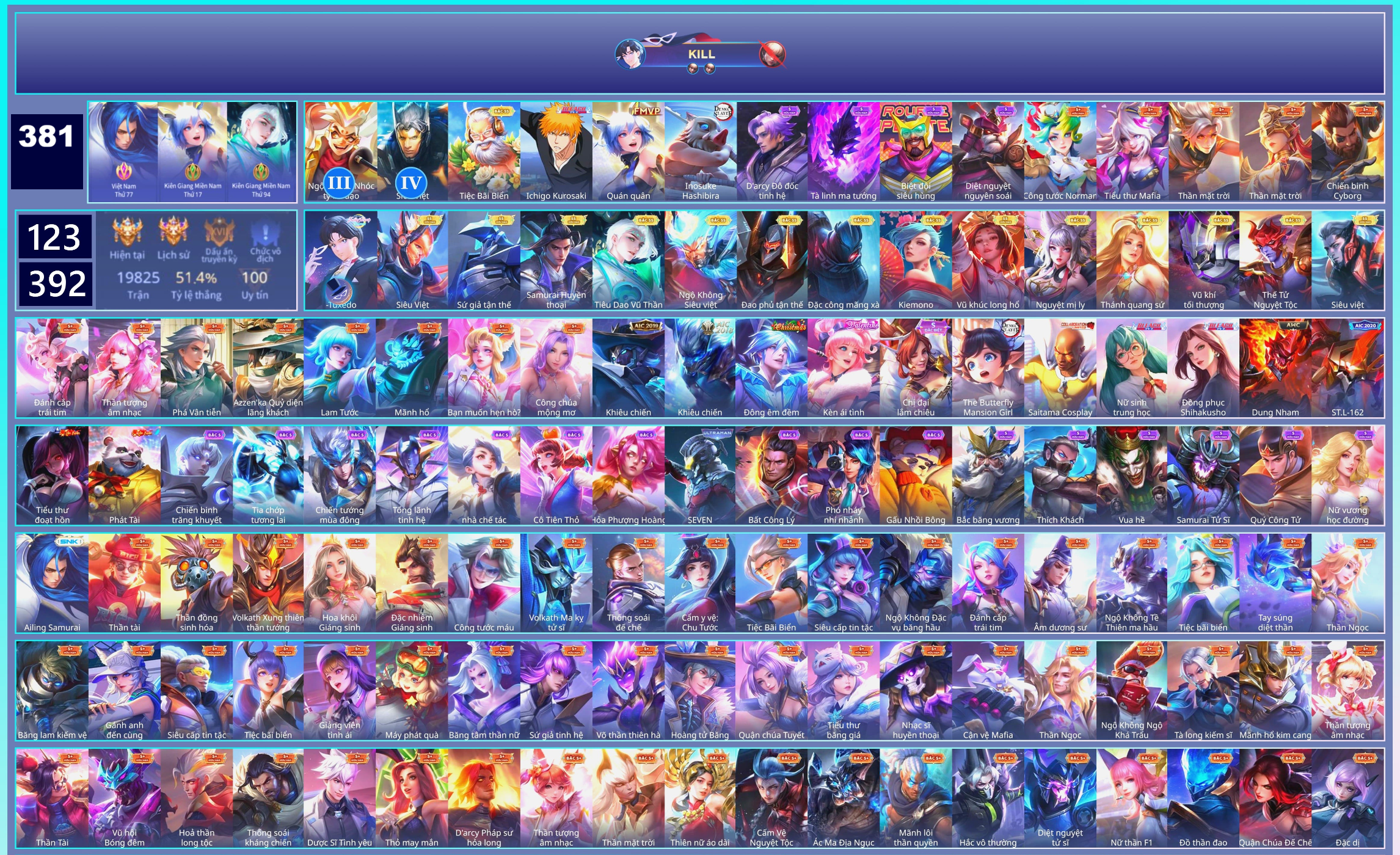 Acc Liên Quân ID 92