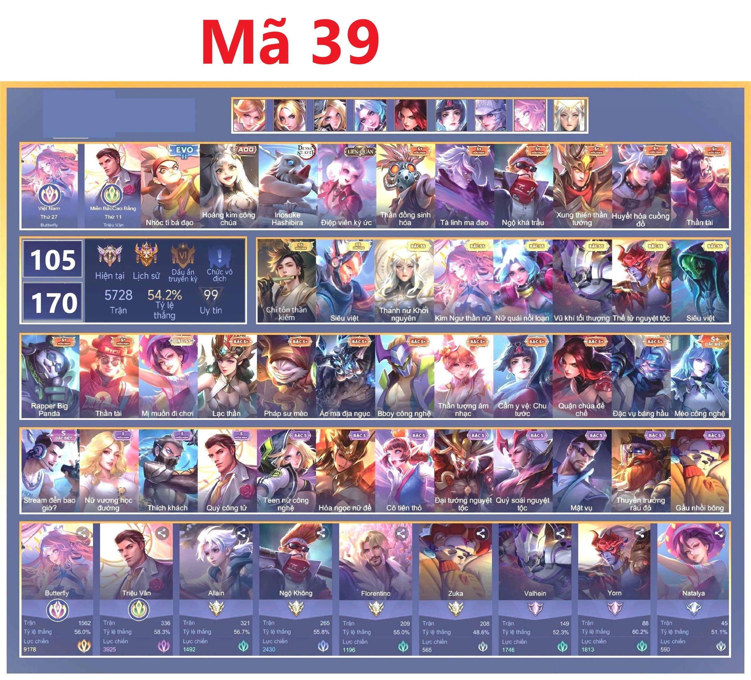 Acc Liên Quân ID 93