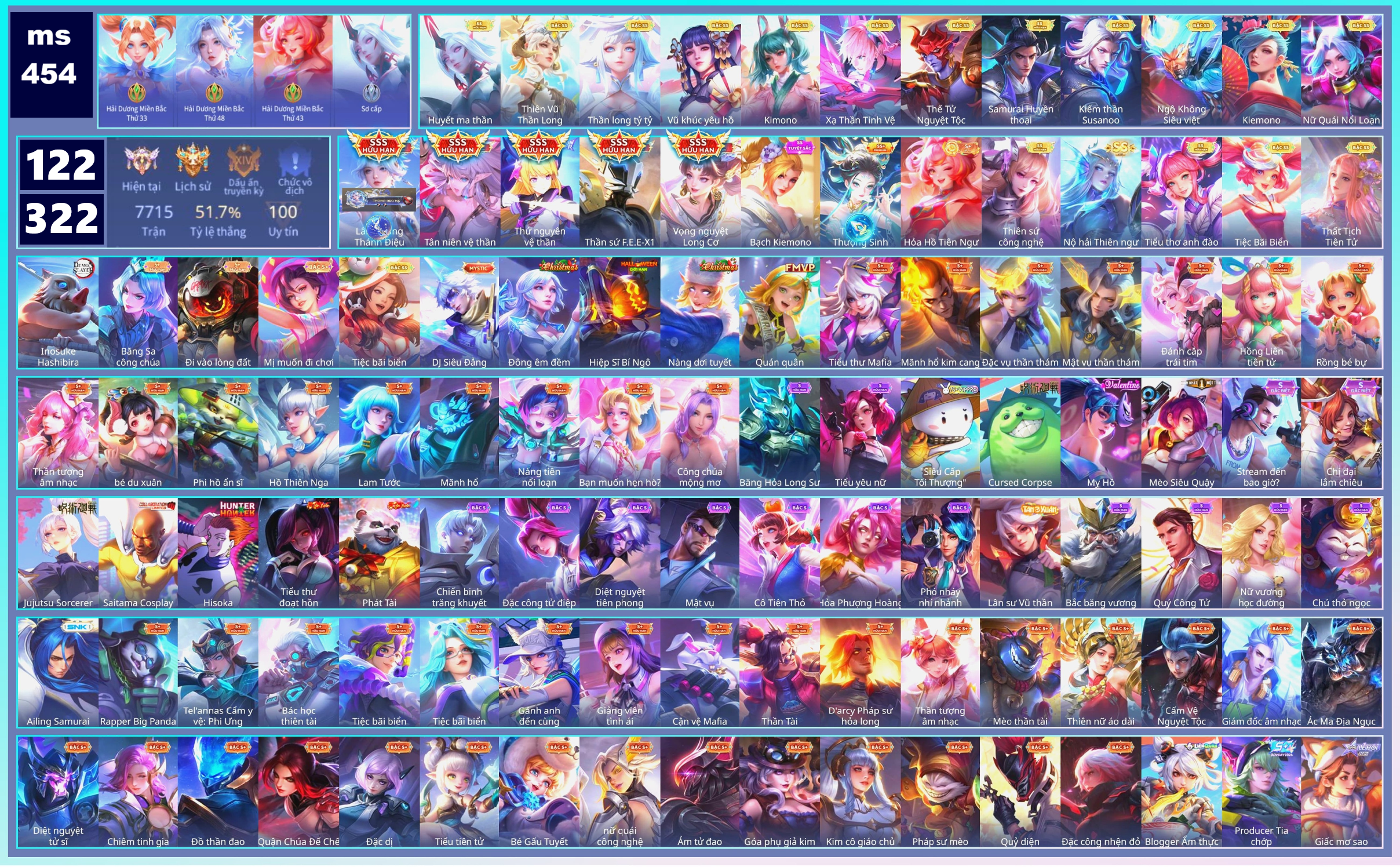 Acc Liên Quân ID 96