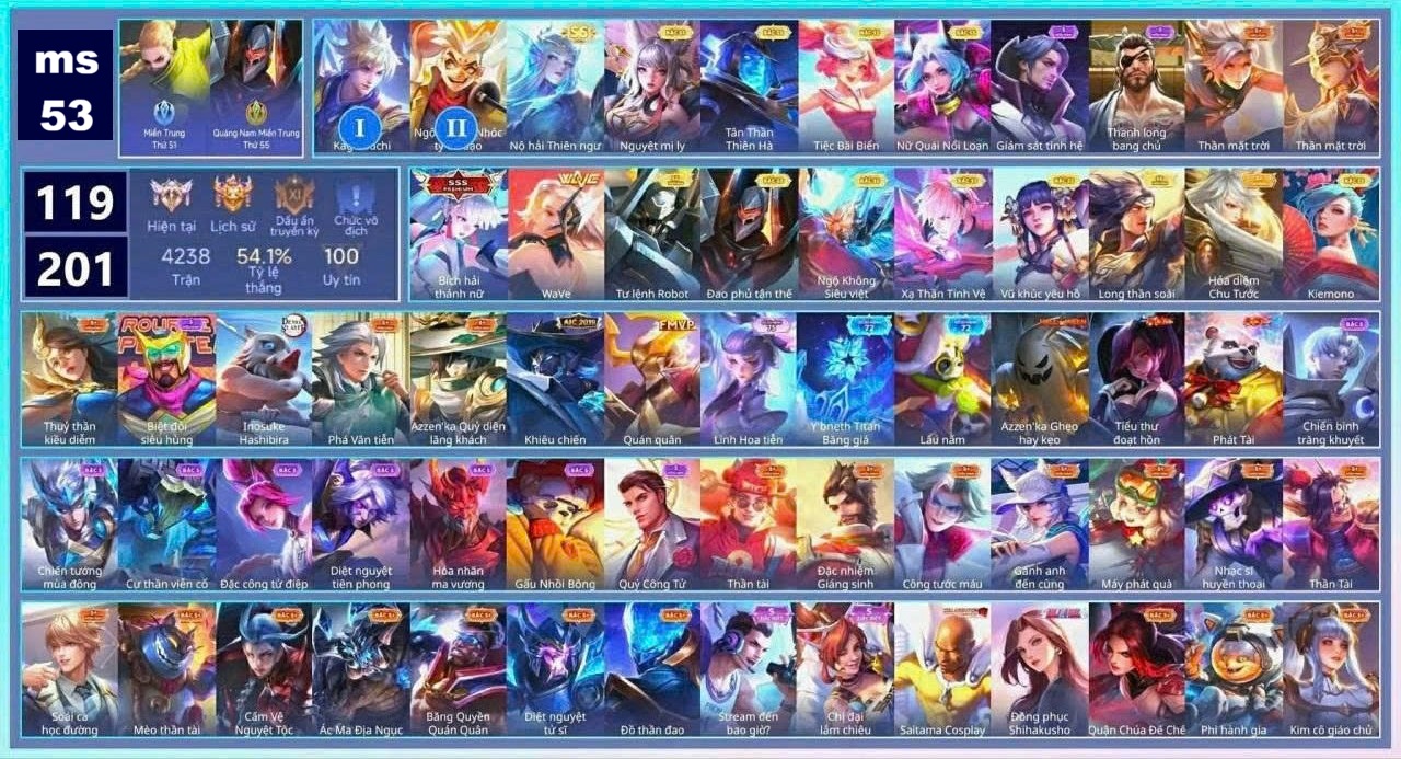 Acc Liên Quân ID 103