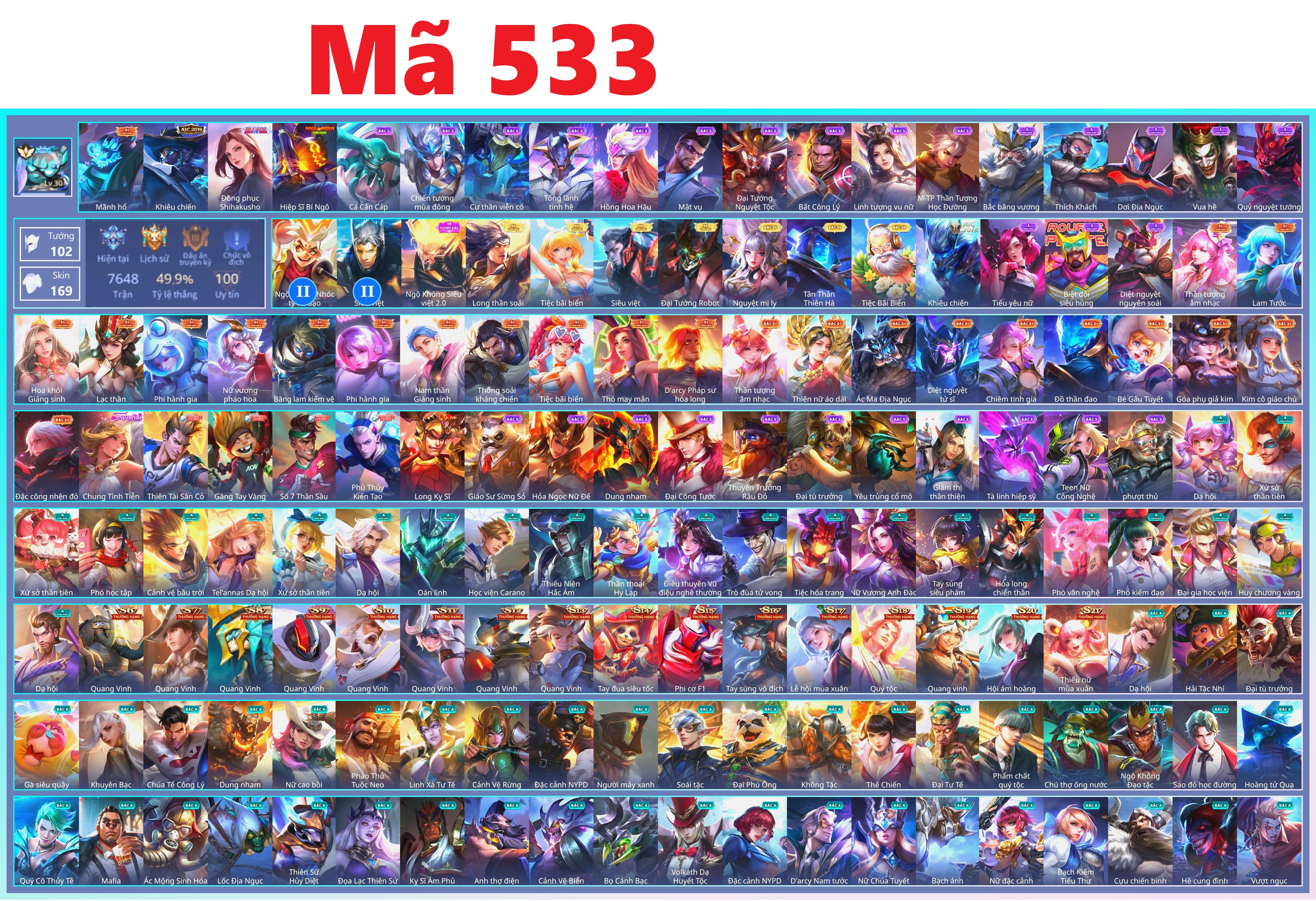 Acc Liên Quân ID 107