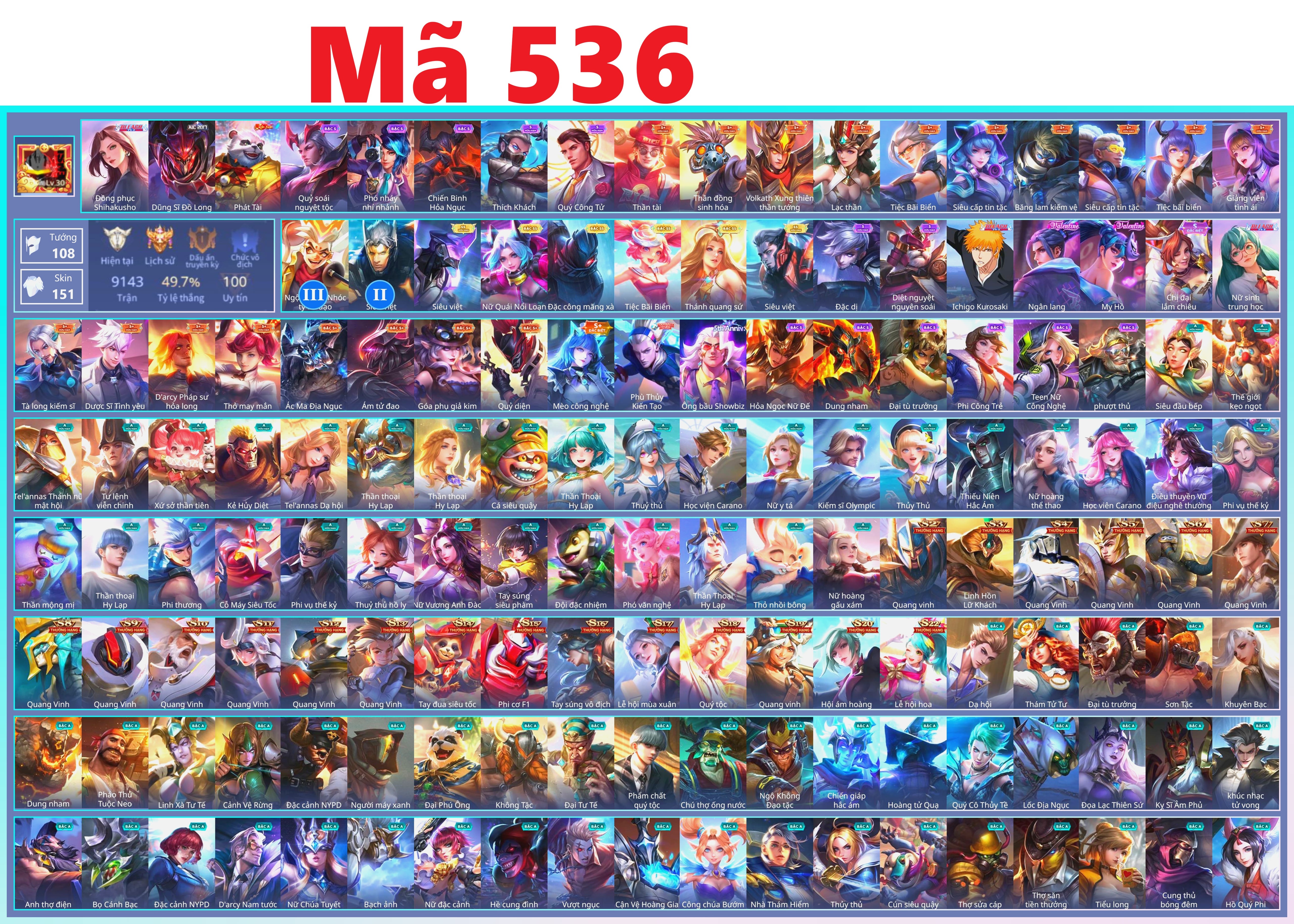 Acc Liên Quân ID 109