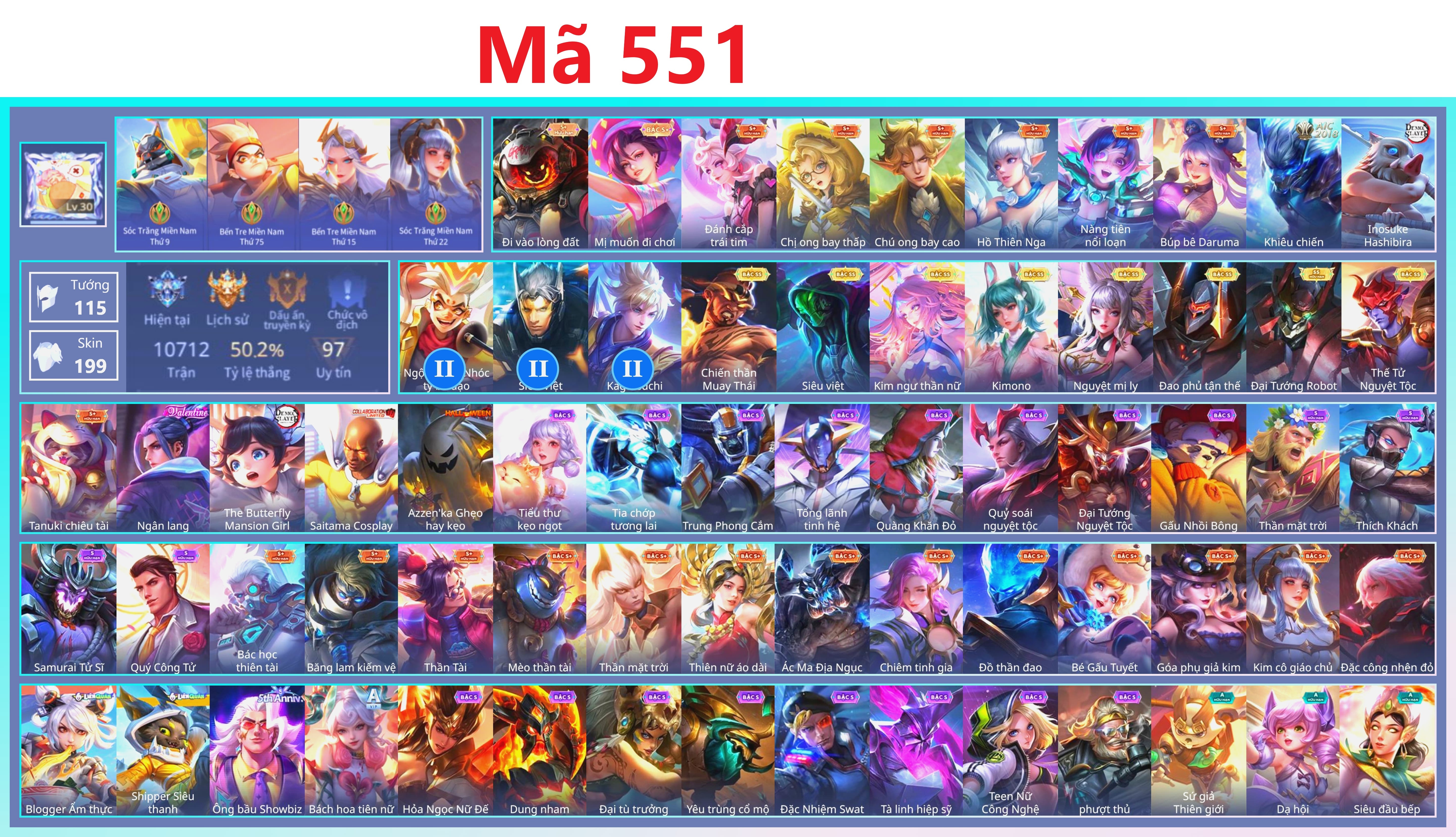 Acc Liên Quân ID 118