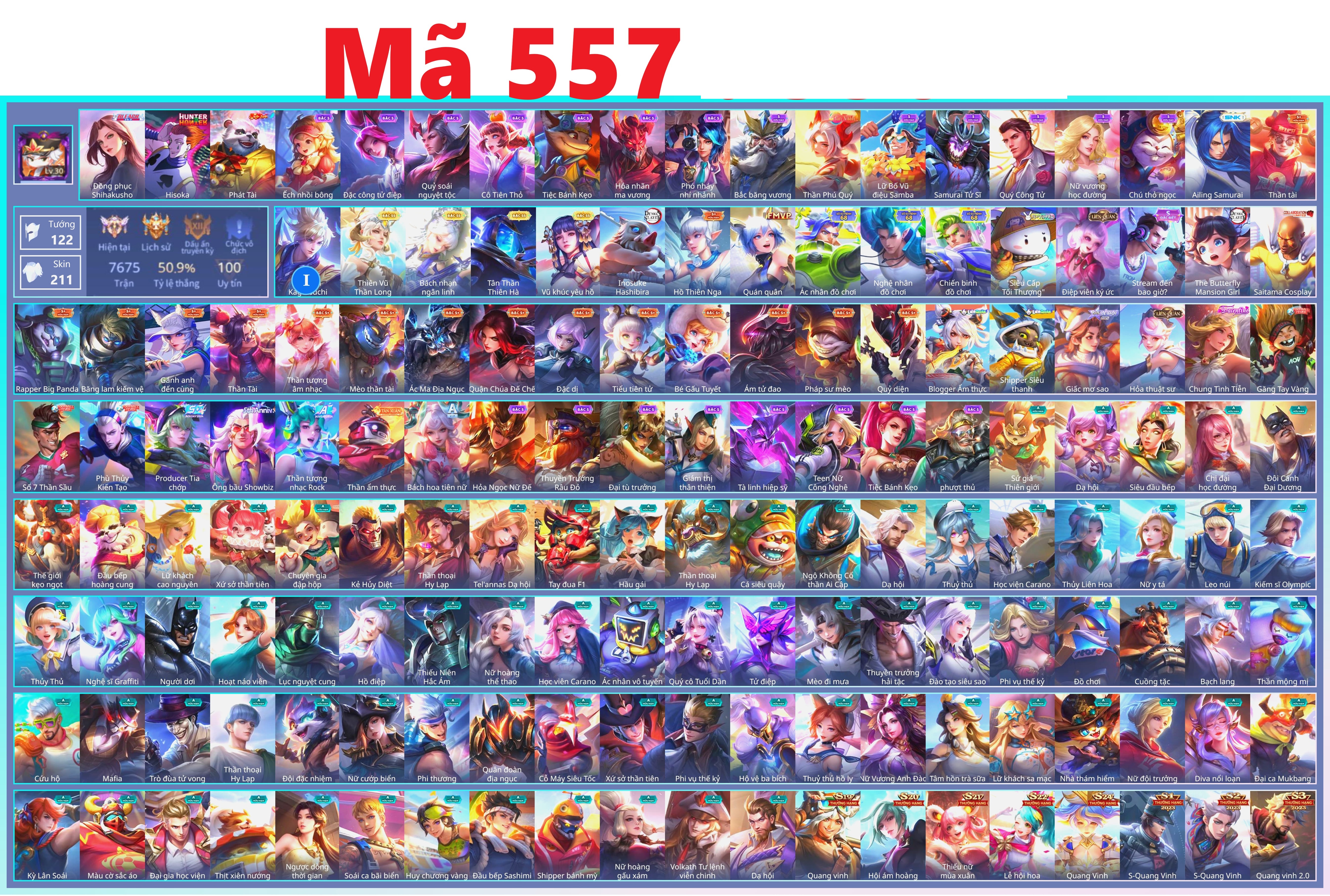 Acc Liên Quân ID 121
