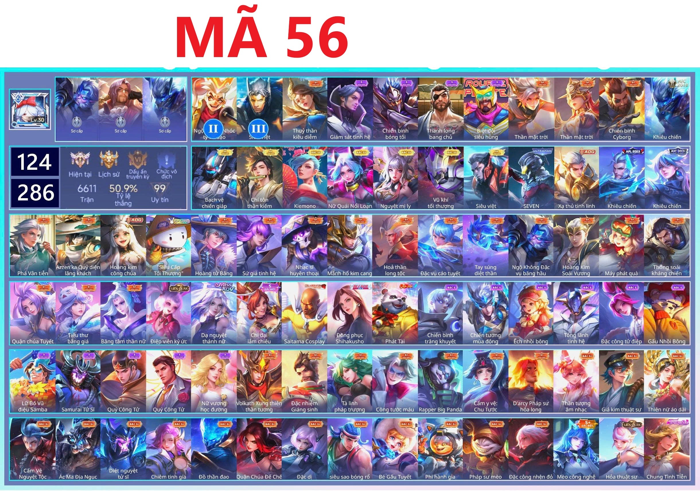Acc Liên Quân ID 123