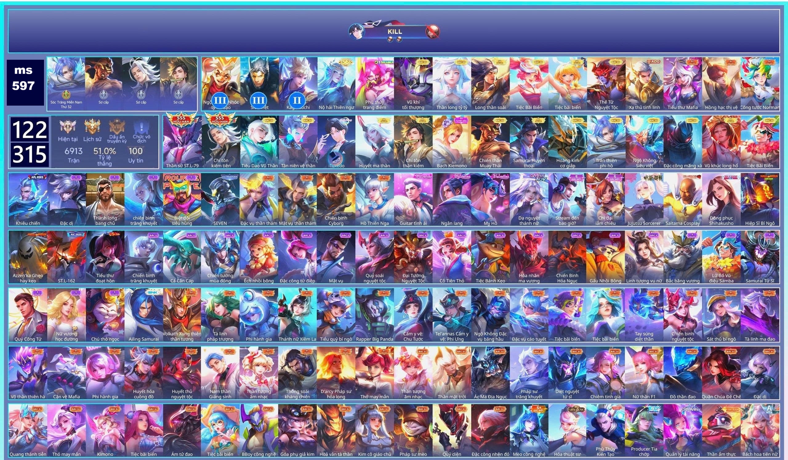 Acc Liên Quân ID 126