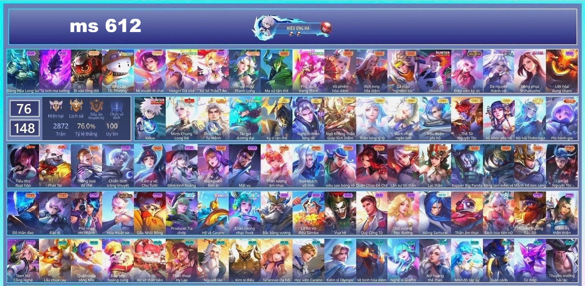 Acc Liên Quân ID 127