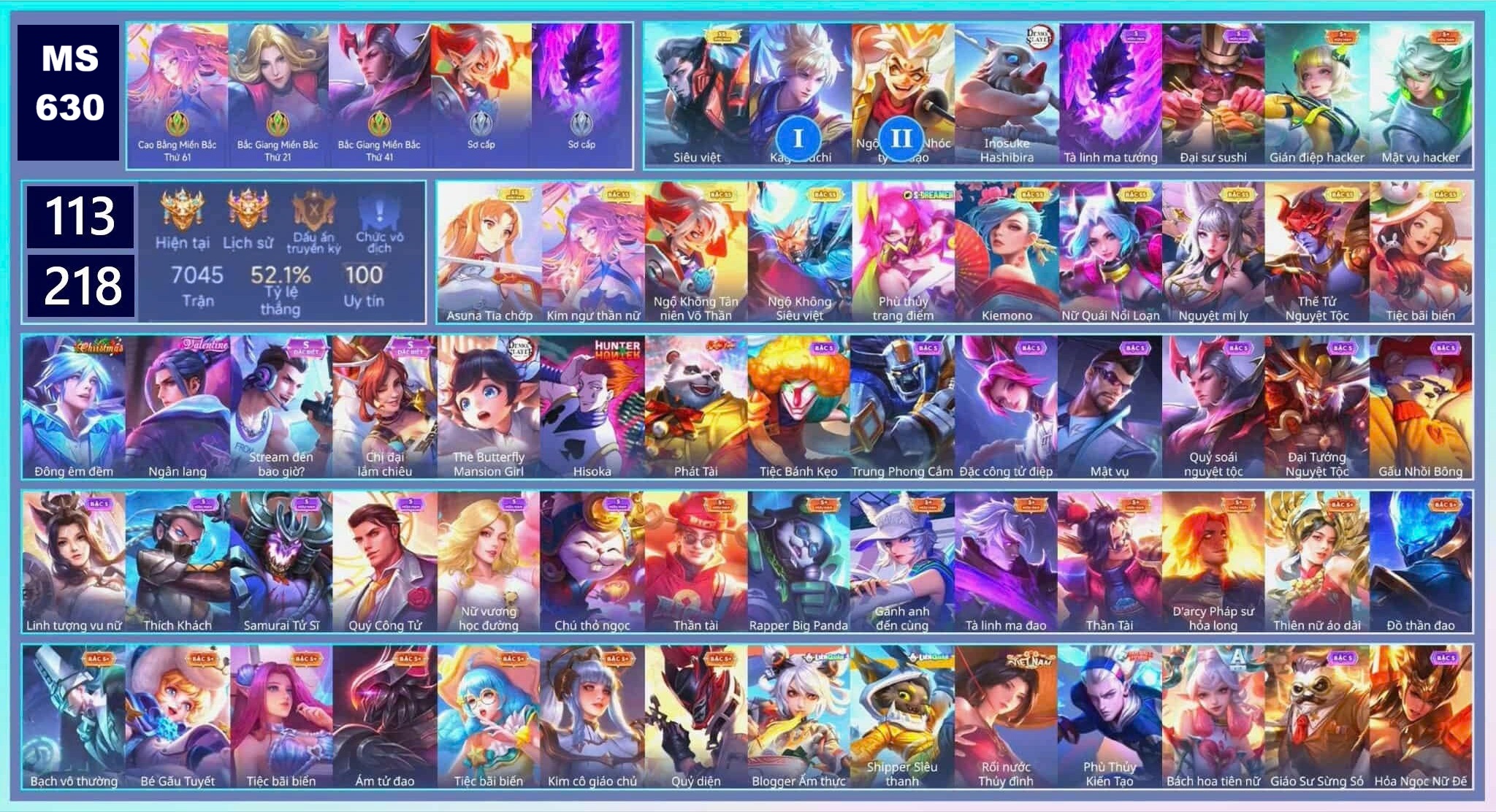 Acc Liên Quân ID 129