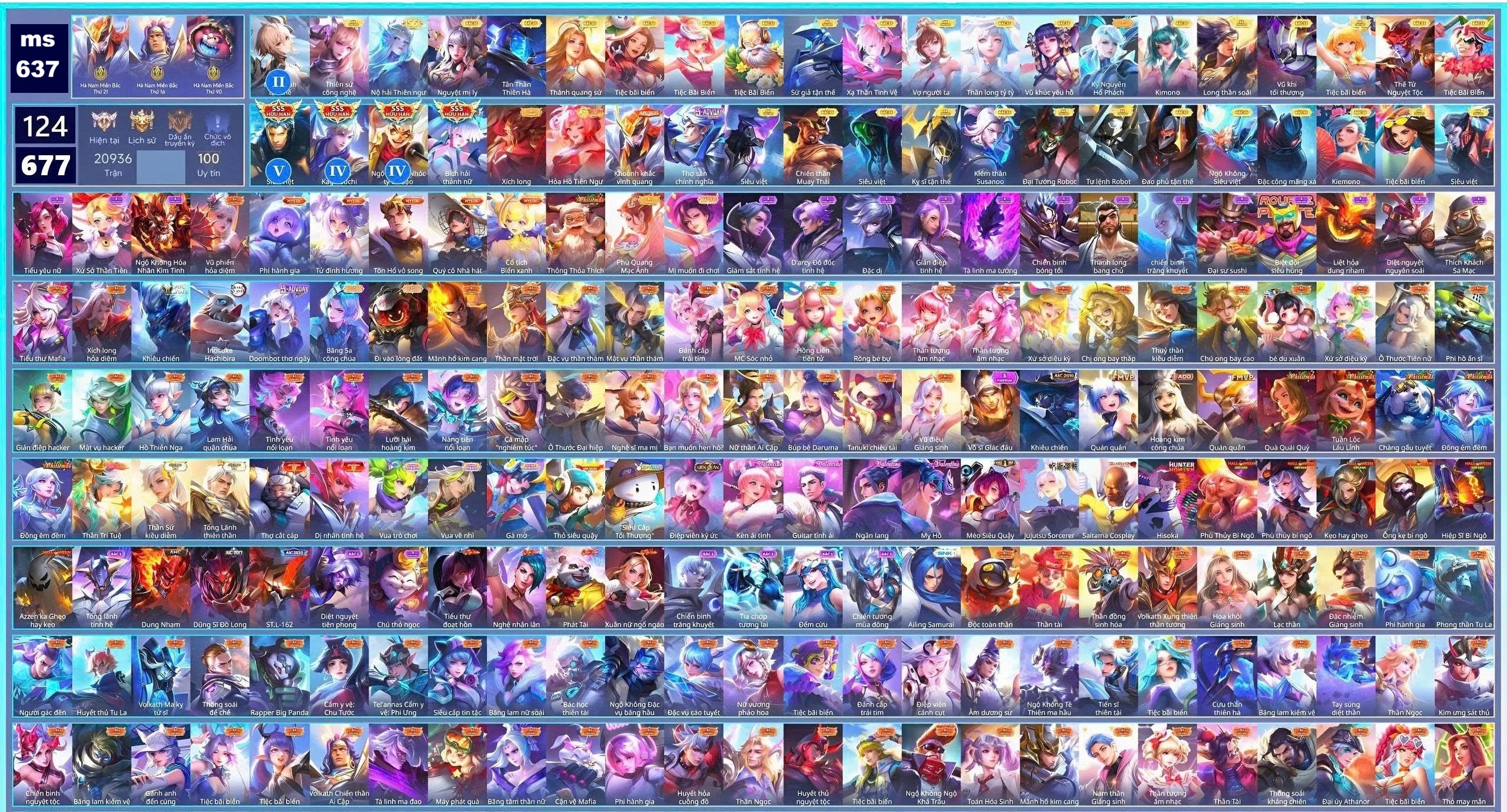 Acc Liên Quân ID 130