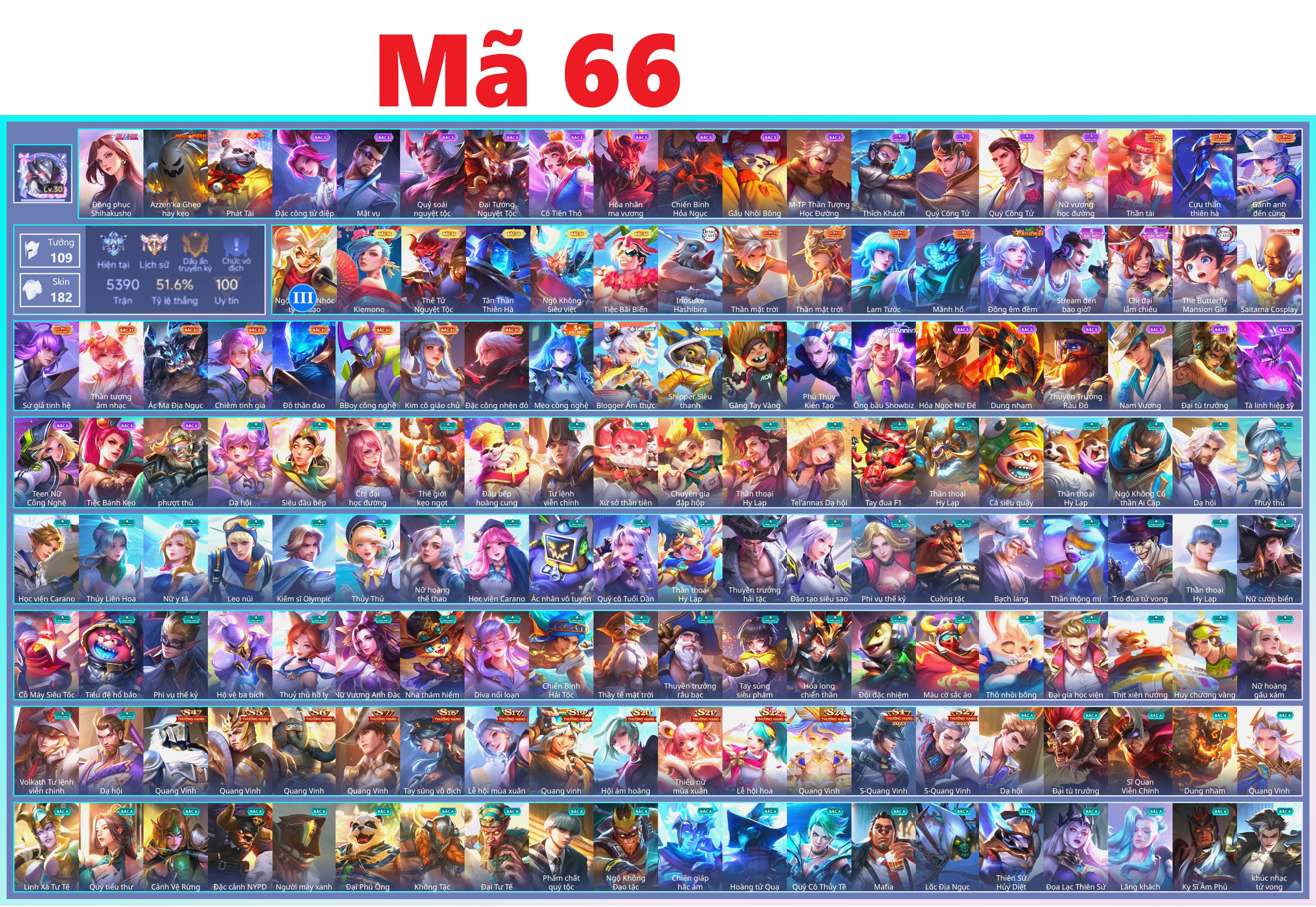 Acc Liên Quân ID 134