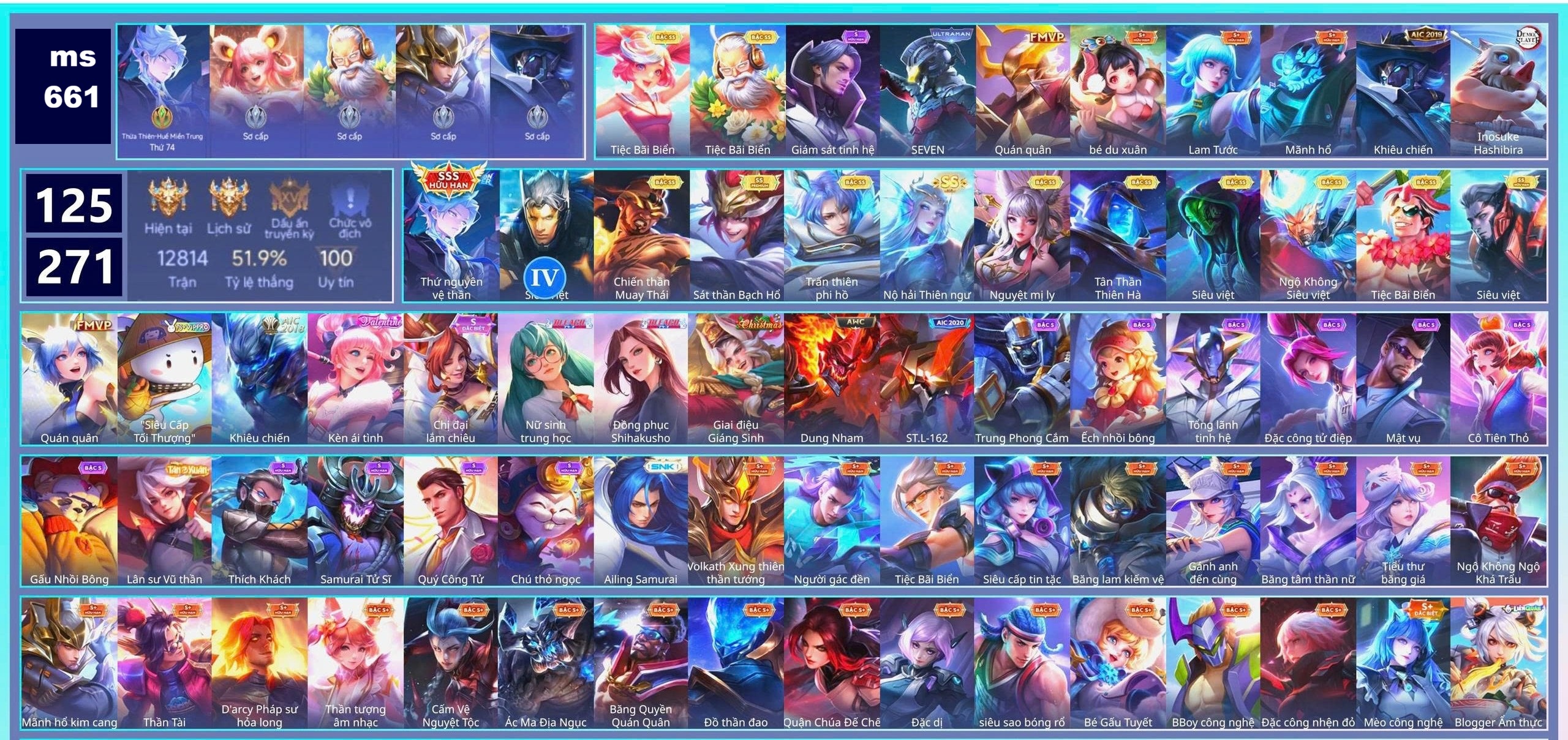 Acc Liên Quân ID 135