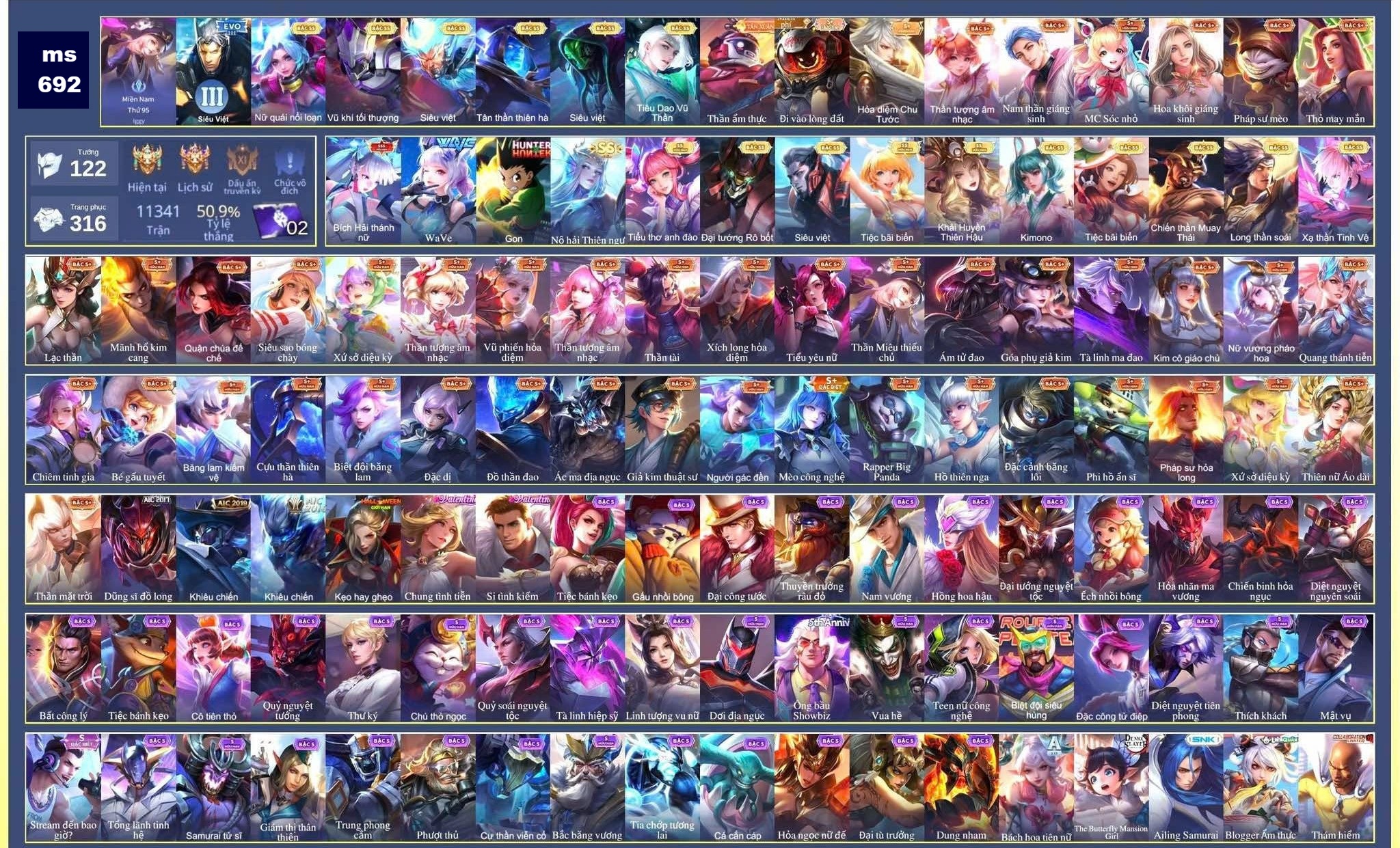 Acc Liên Quân ID 143