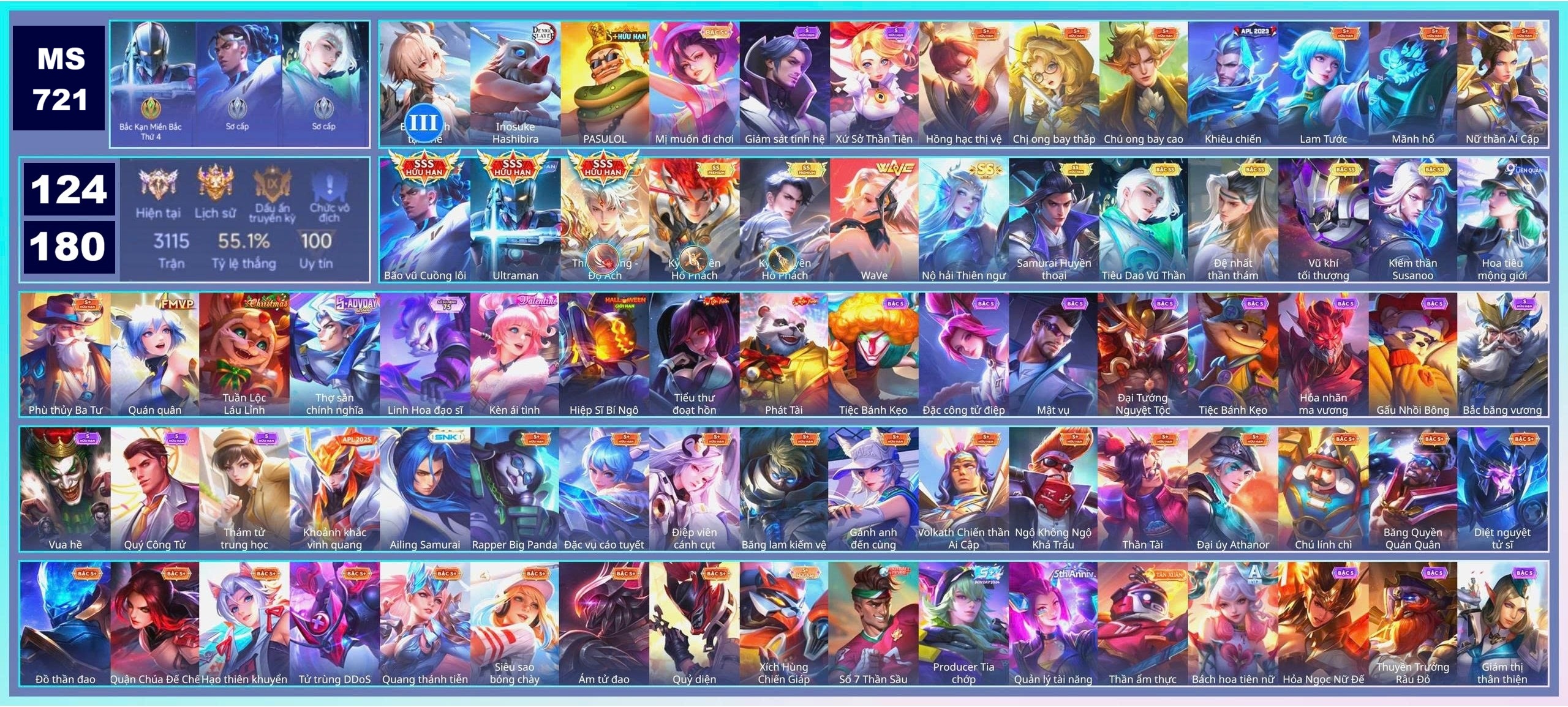 Acc Liên Quân ID 149