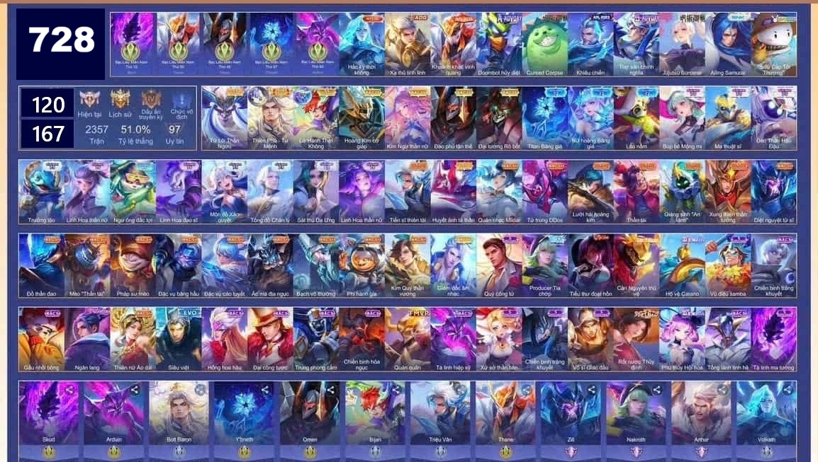 Acc Liên Quân ID 150