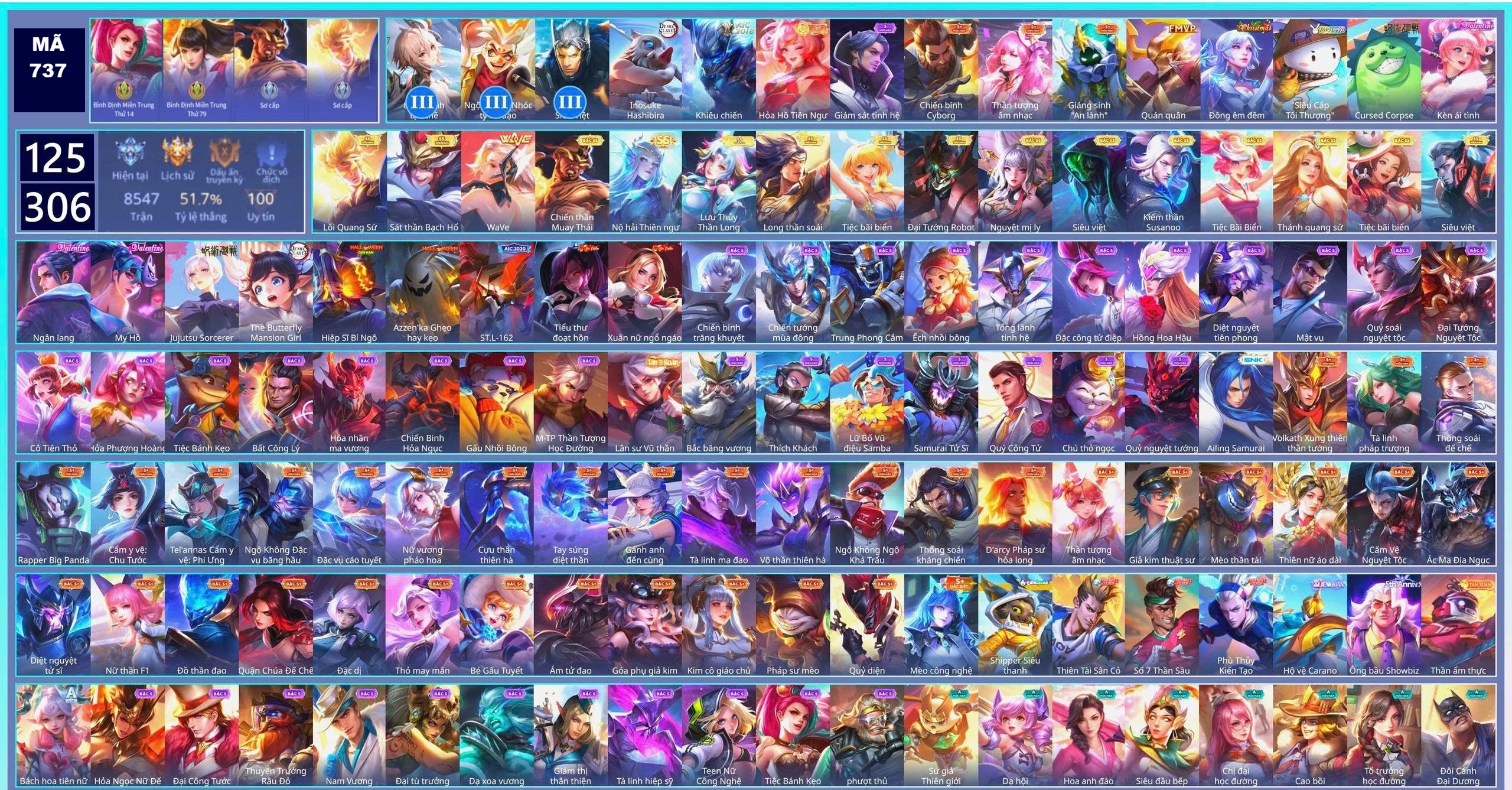 Acc Liên Quân ID 152