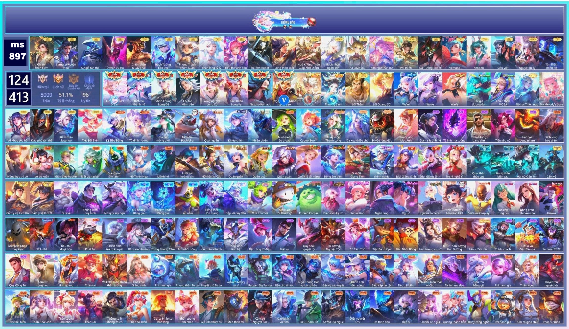 Acc Liên Quân ID 178