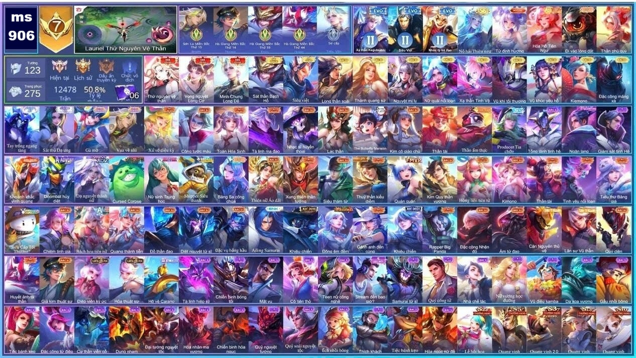 Acc Liên Quân ID 180