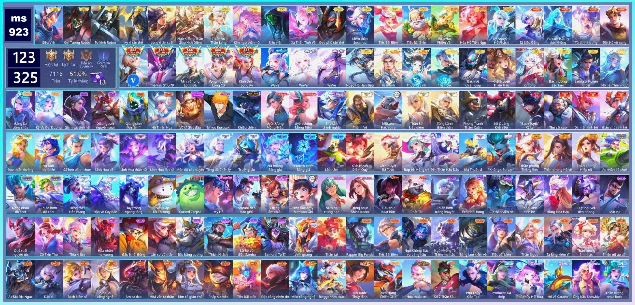 Acc Liên Quân ID 184