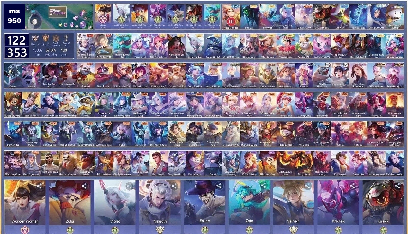 Acc Liên Quân ID 193