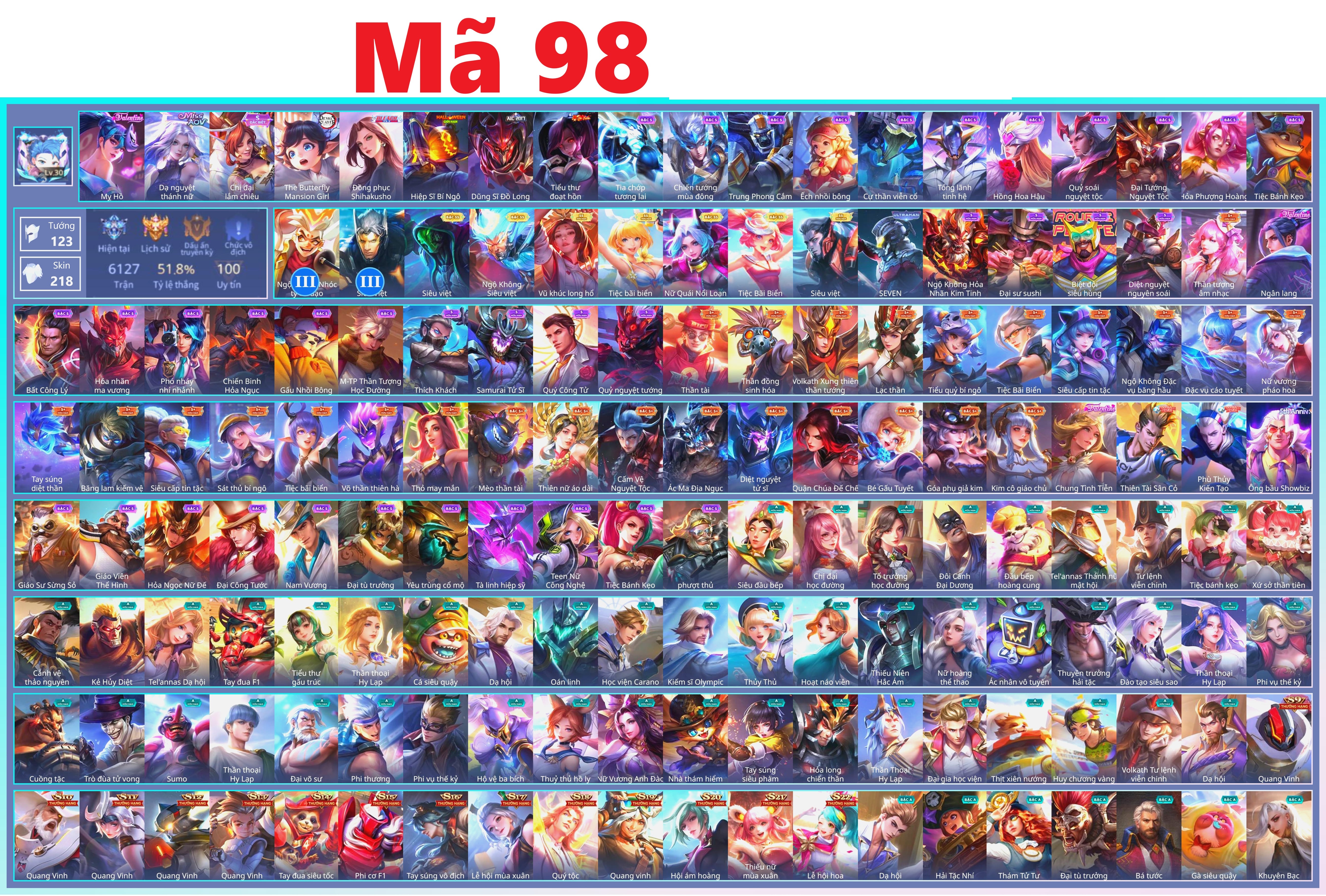 Acc Liên Quân ID 201