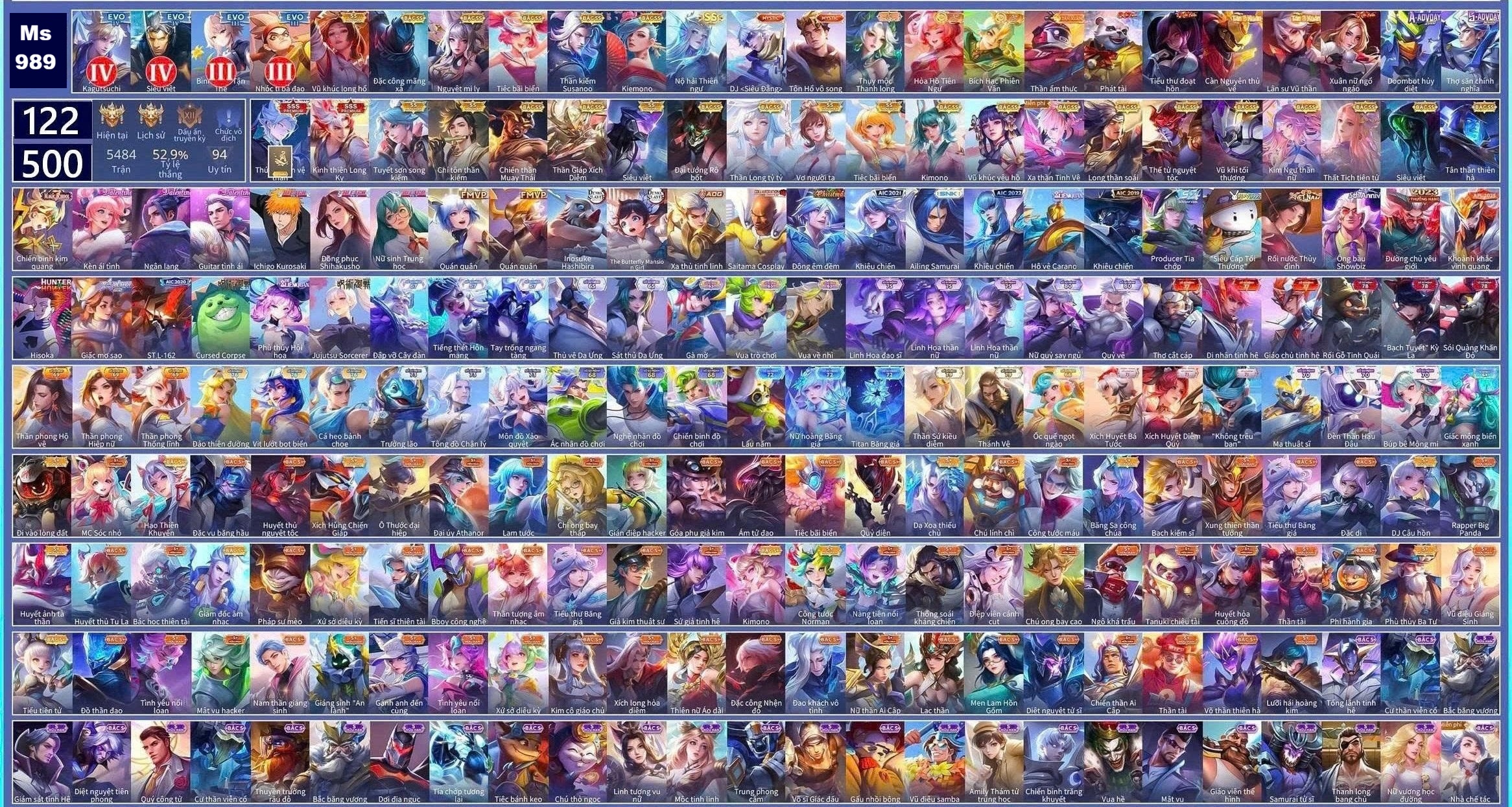 Acc Liên Quân ID 206