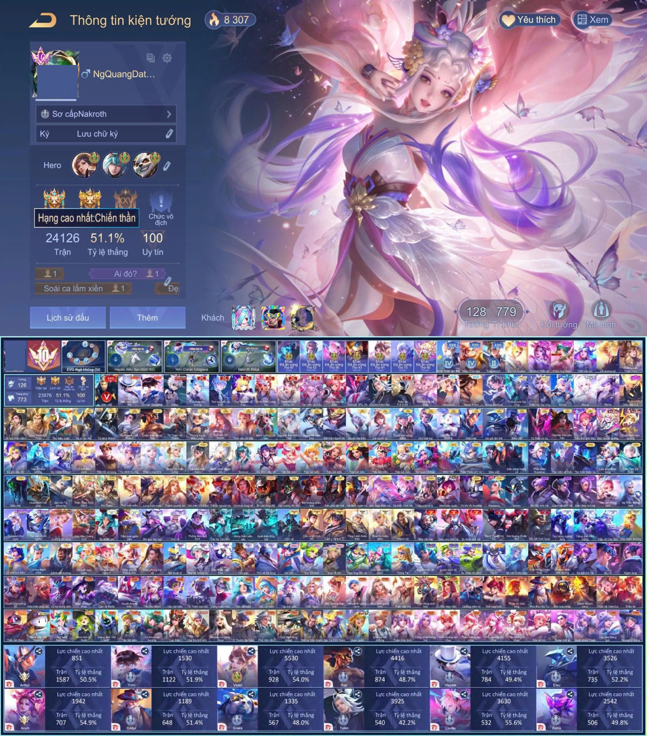 Acc Liên Quân ID 207