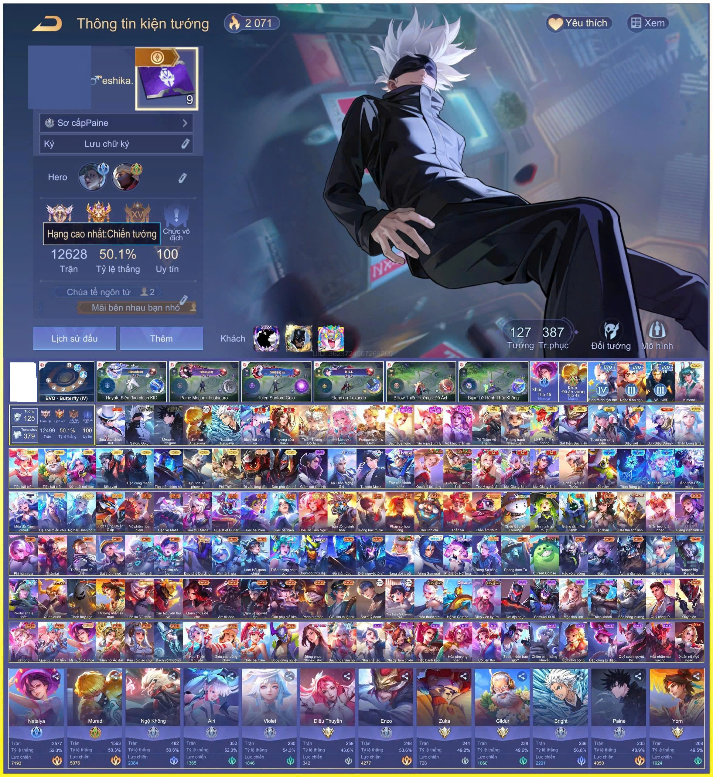 Acc Liên Quân ID 208