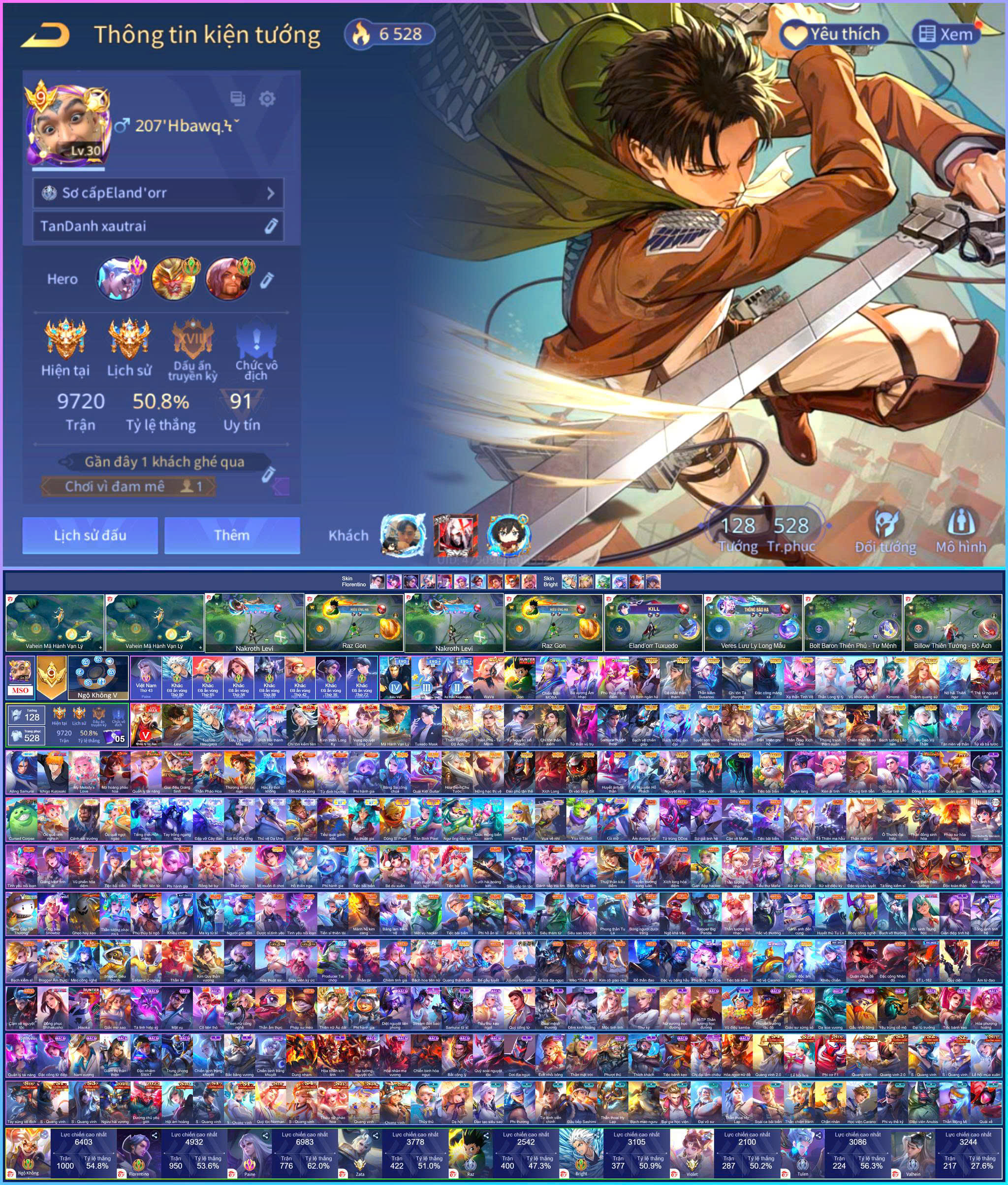 Acc Liên Quân ID 209